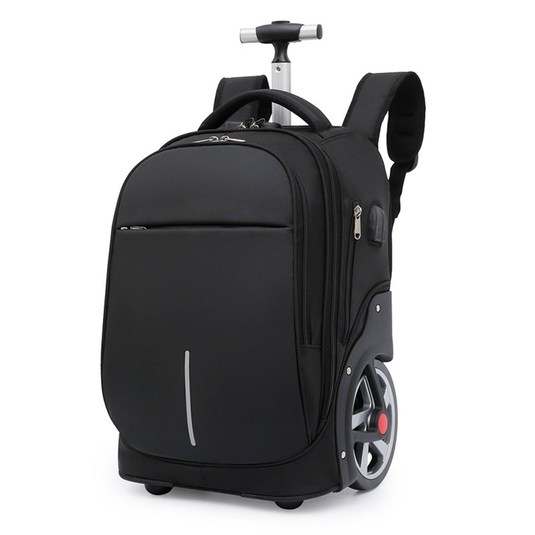 Oxford Rolling with 4 Wheels Travel Backpack Duffel bag Men 6
