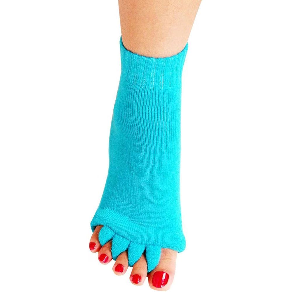 Cotton Yoga Socks Thickened Breathable Split Toe for Women 4