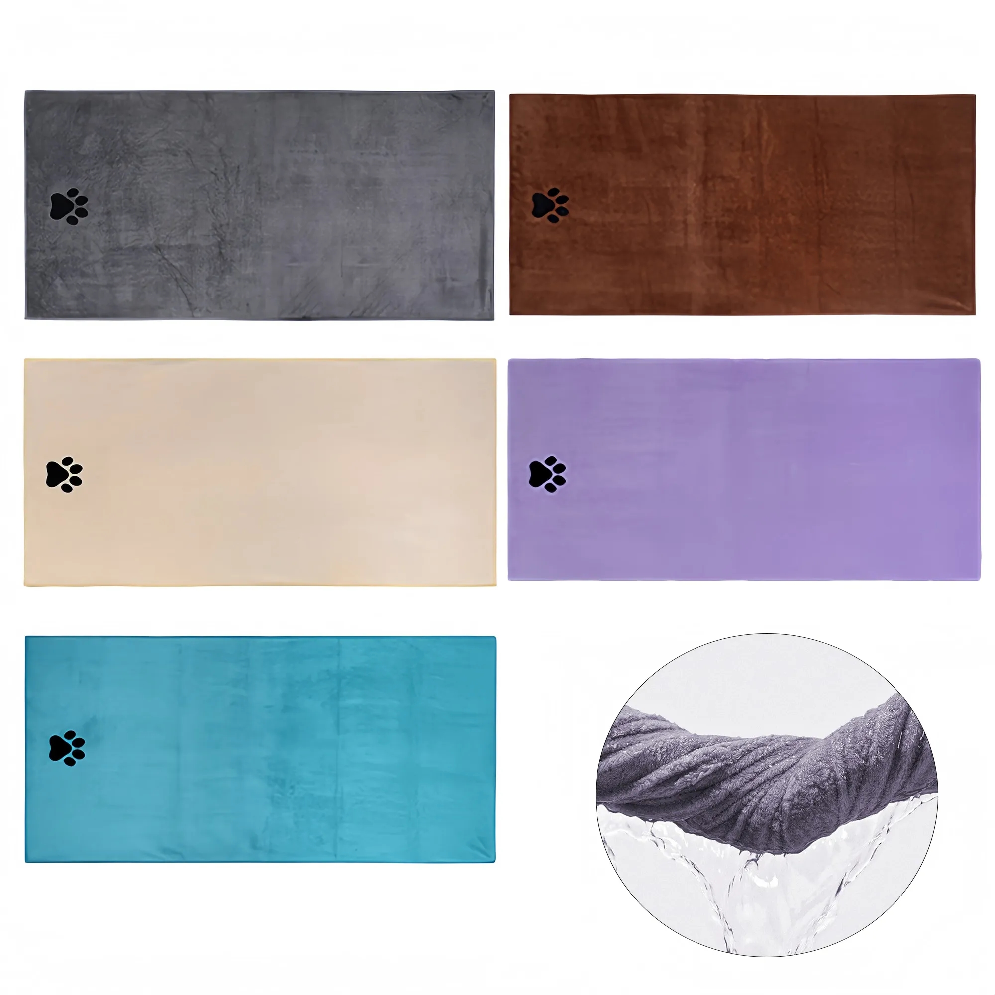 Quick Dry Microfiber Pet Towel 2