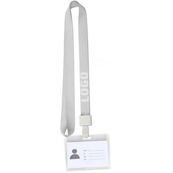 Transparent   ID Card Badge Holder Lanyard 4