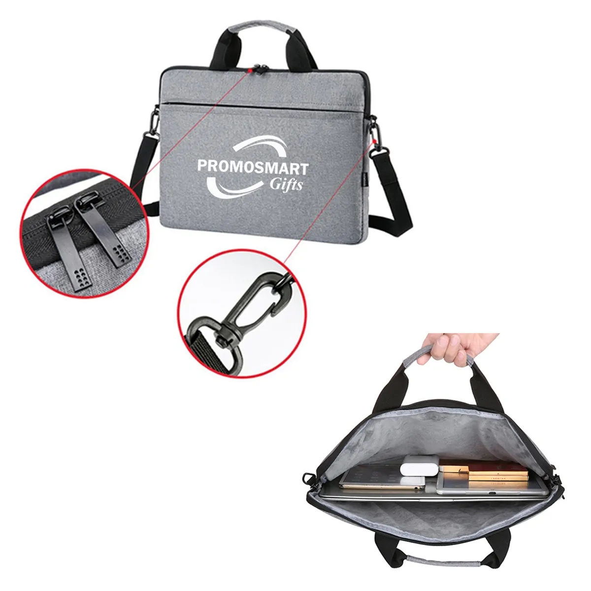 Waterproof Slim Laptop Bag Sleeve Shoulder Handbag 2