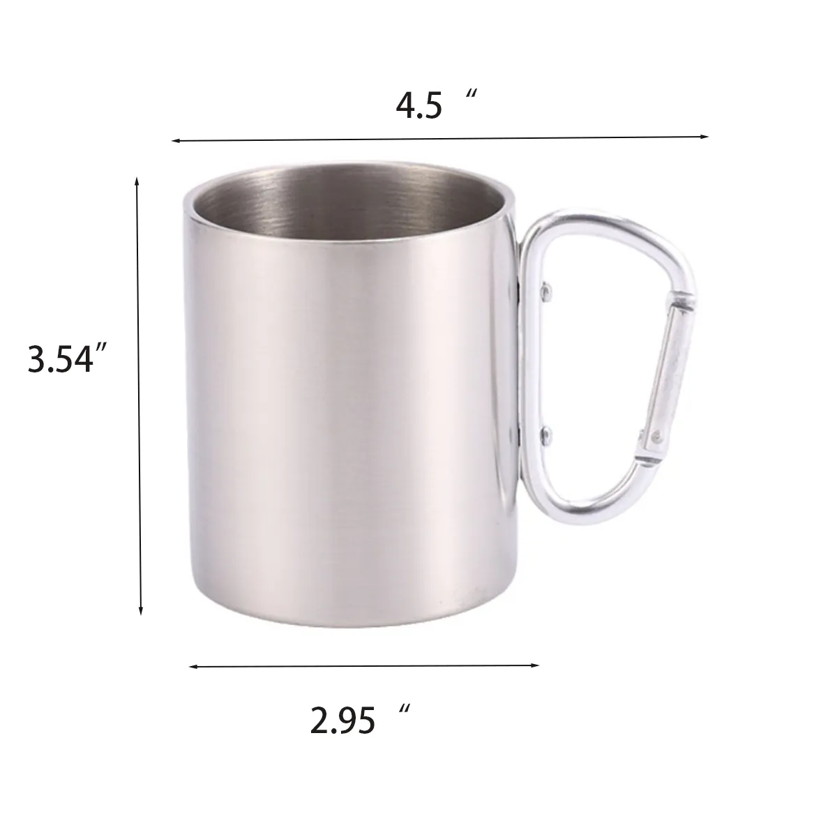 Carabiner Stainless Steel Travel Mug 5