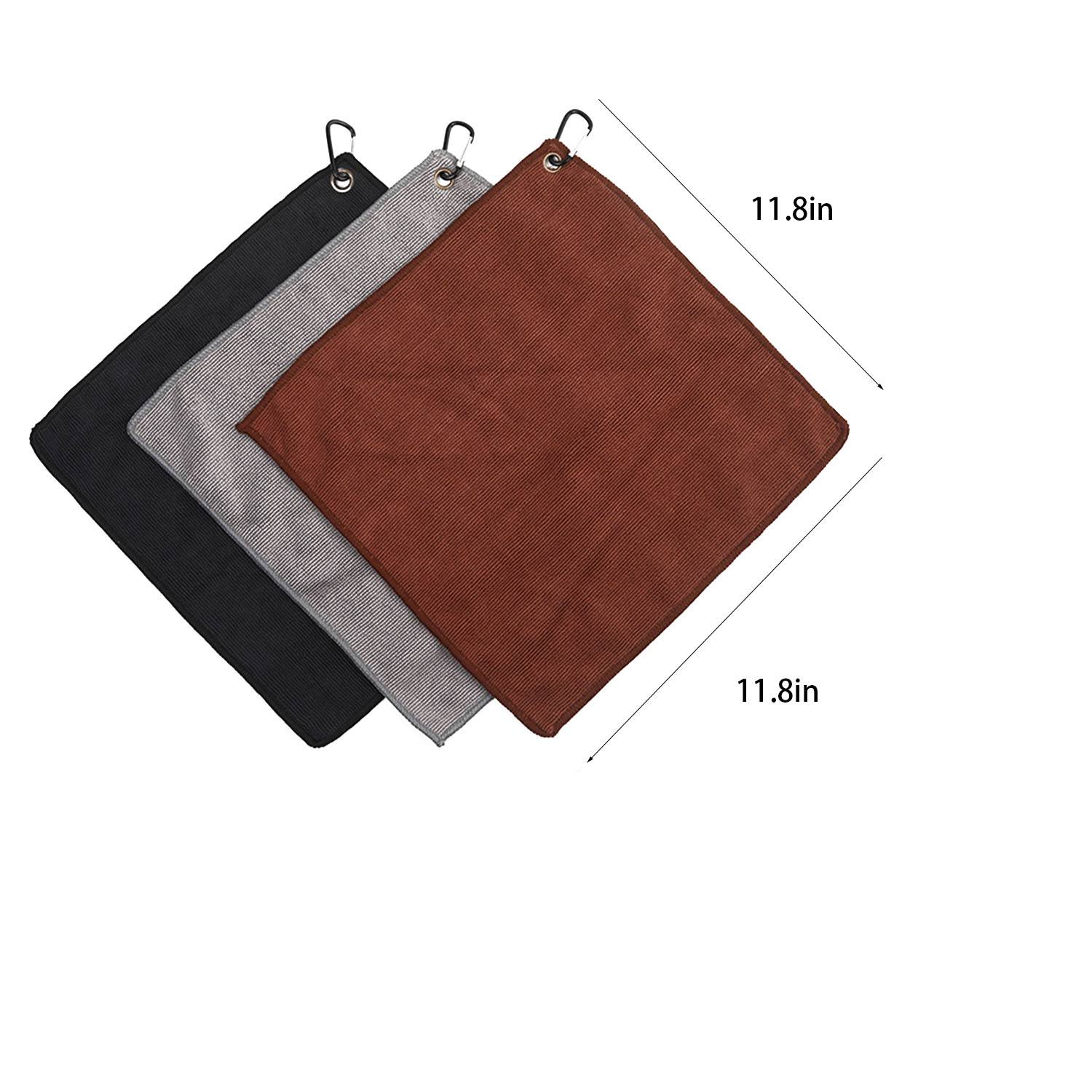 Golf Grommet Hook Towel Soft & Absorbent 2