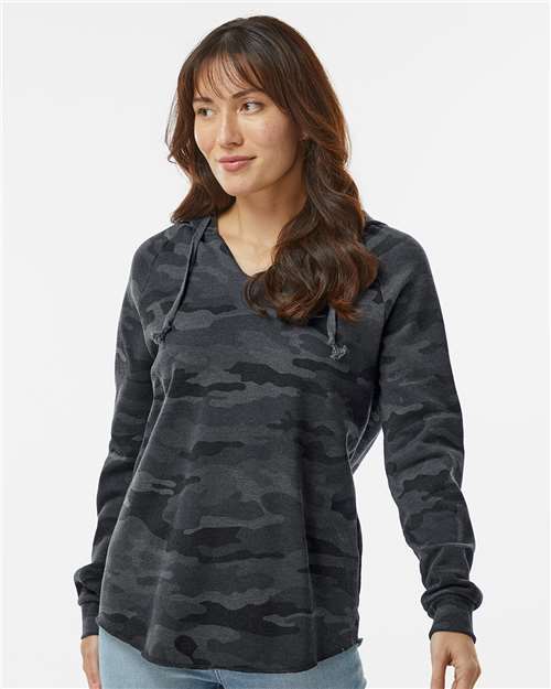 Women's Lightweight California Wave Wash Hooded Sweatshirt - PRM2500 27
