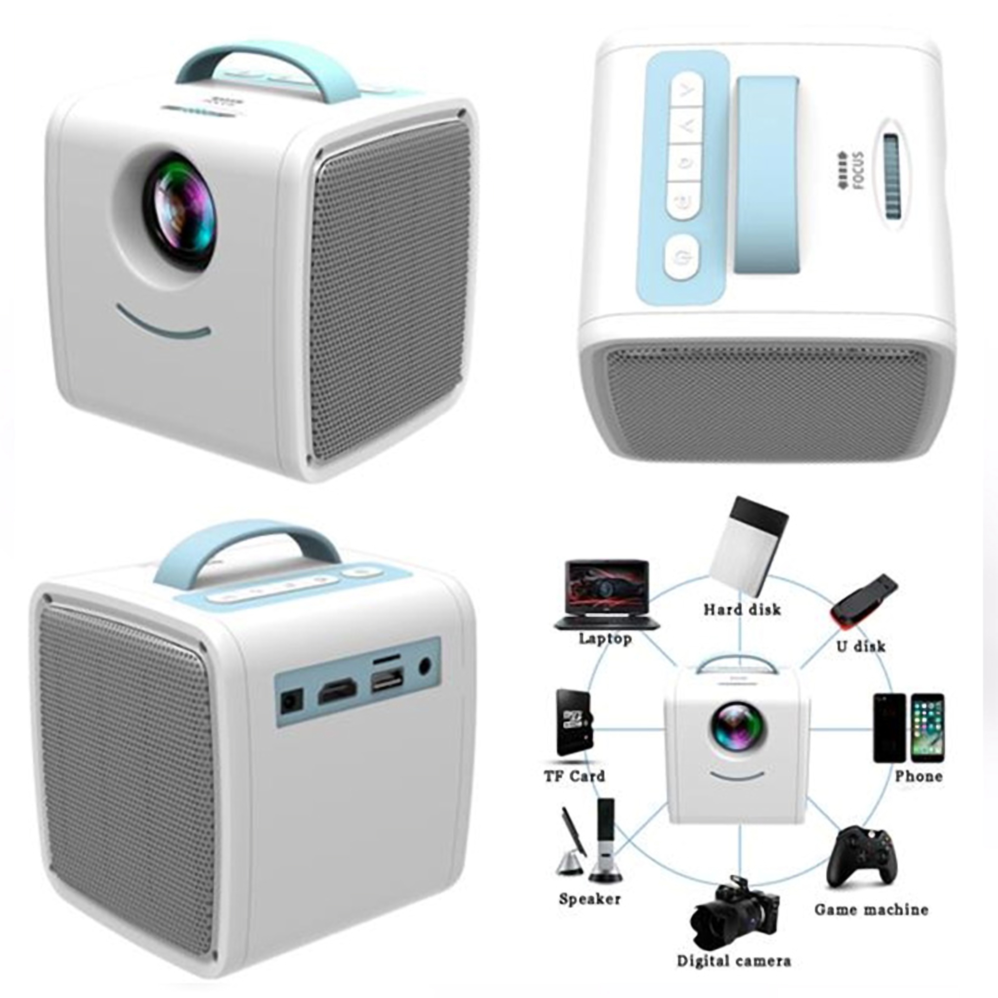 Mini Smart Bluetooth Projector 2