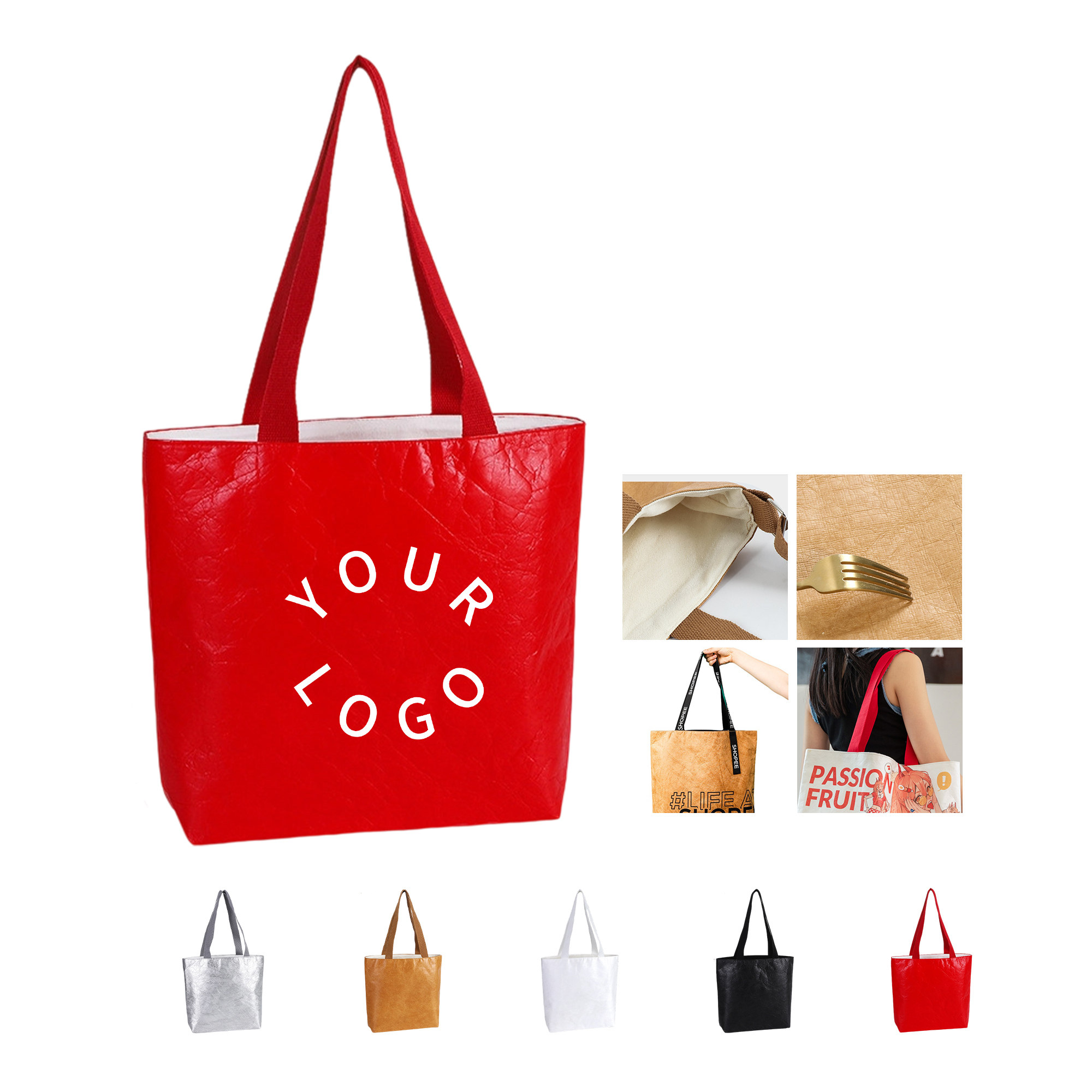 Tote Bag With Handles For Daily Travel Storage 4