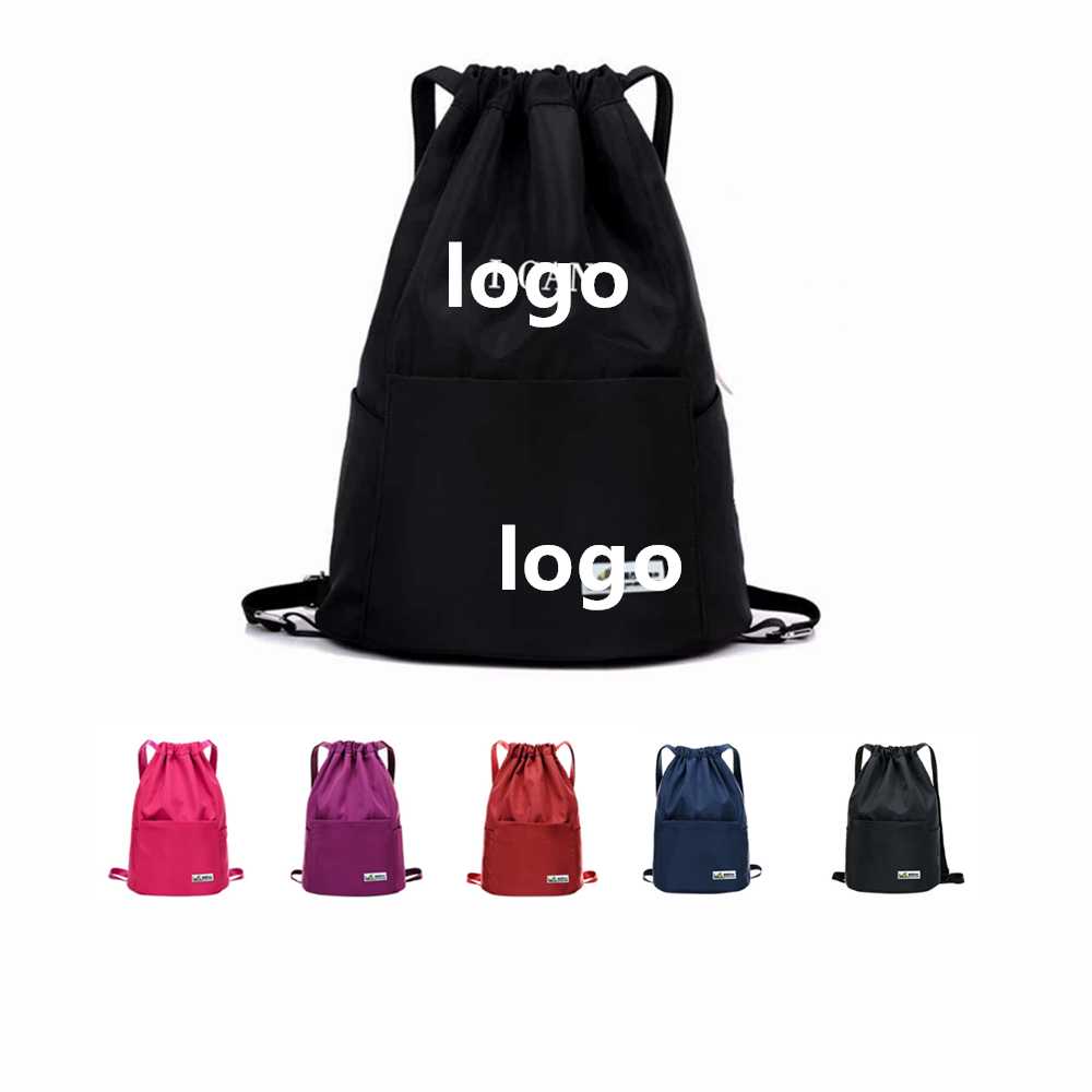 Premium Oxford Fabric Drawstring Unisex Backpack 1