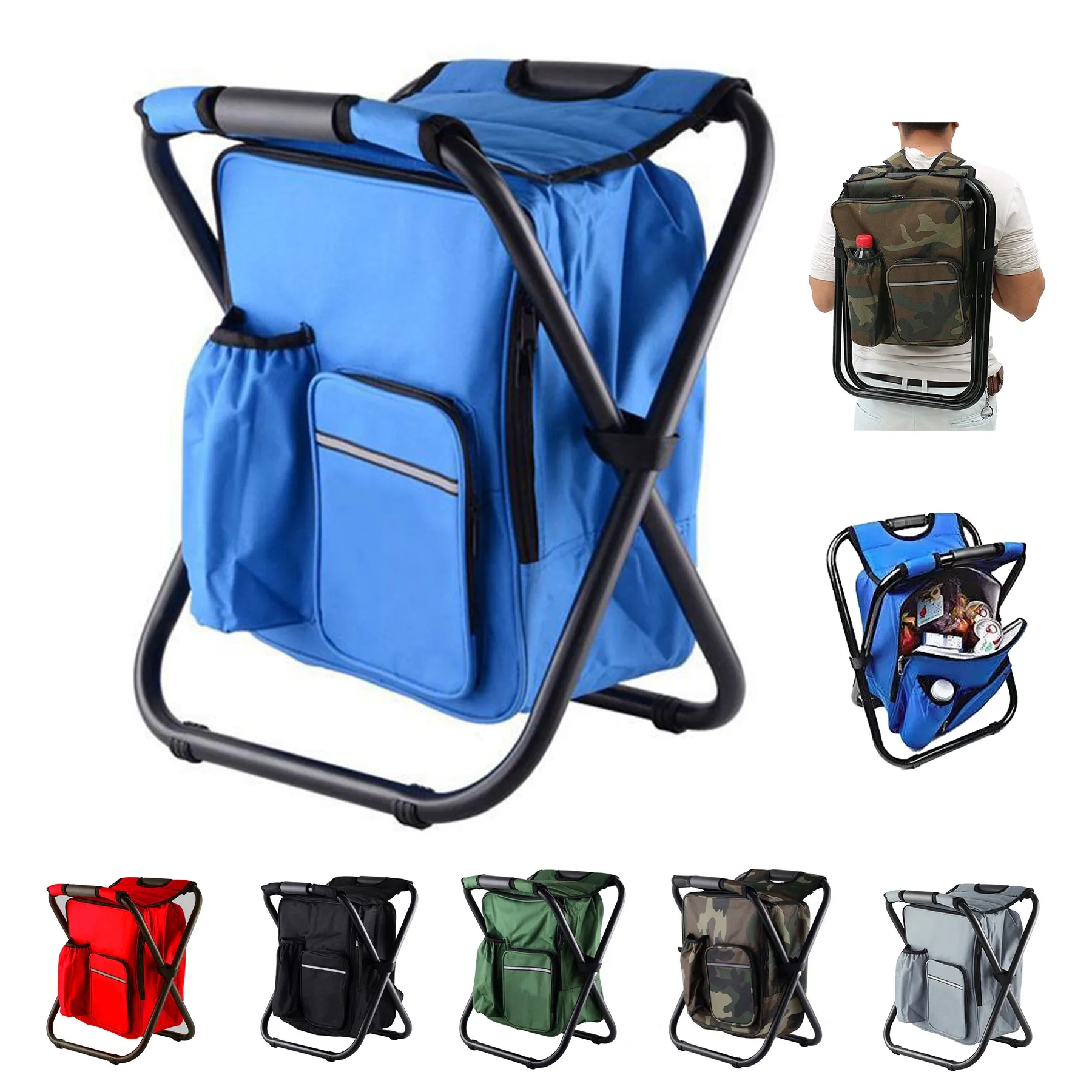 Camping Stool with Insulated Bag 10