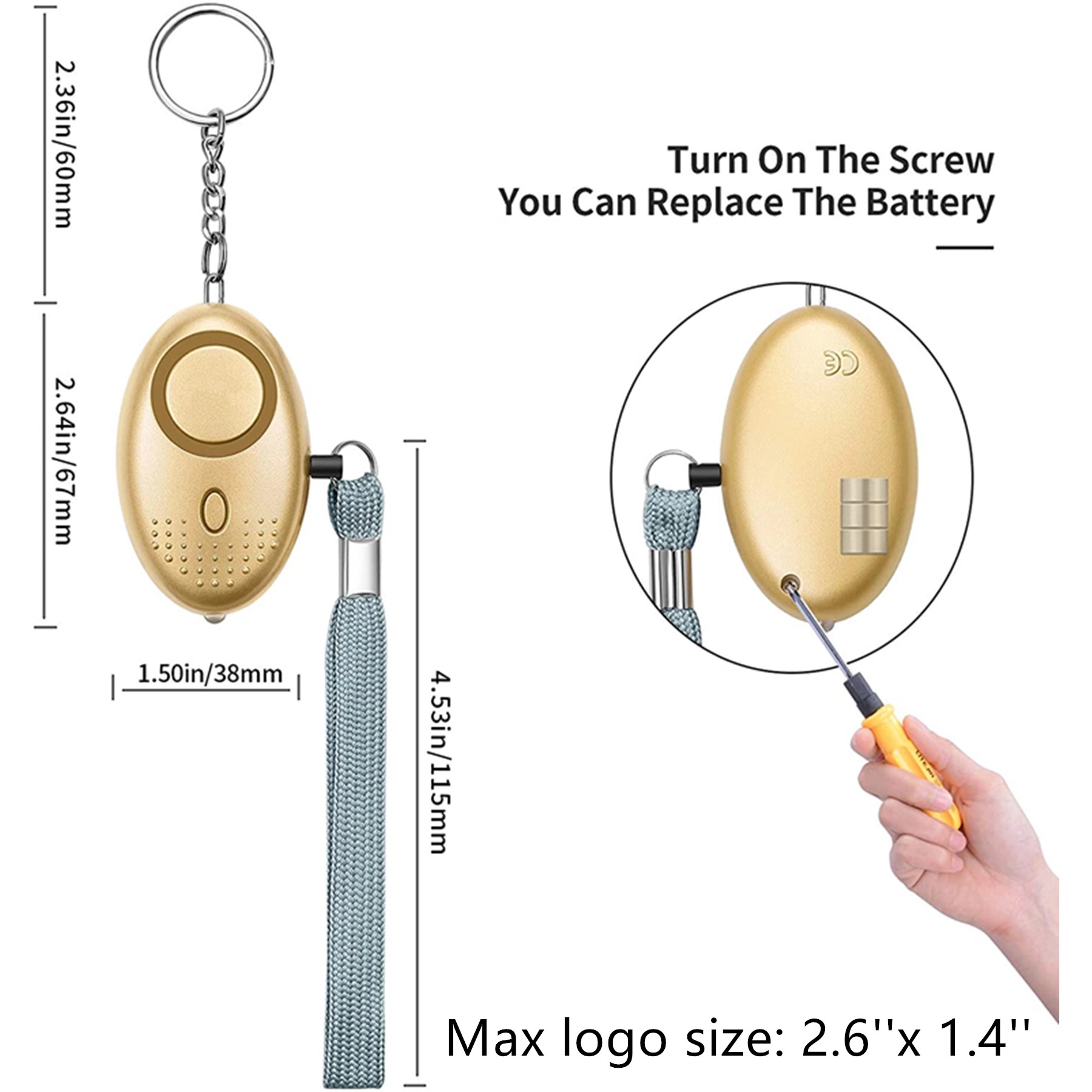 Panic Alarm Keychain 4