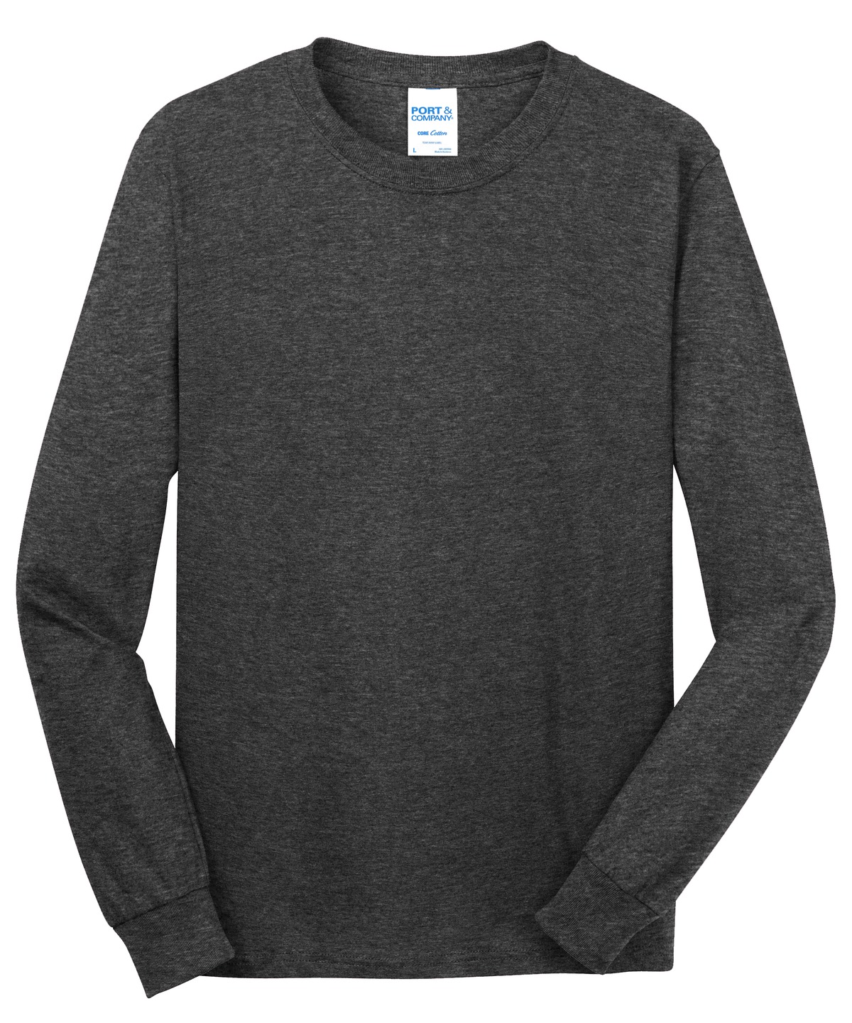 Port & Co Long Sleeve Core Cotton Tee. PC54LS 112
