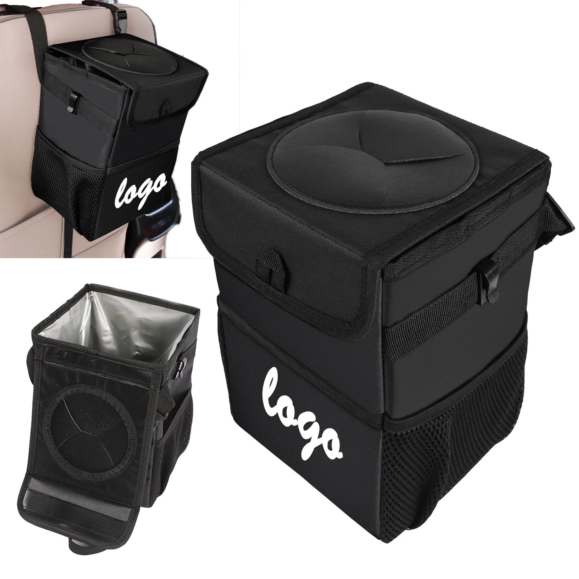 MOQ 30 Car Trash Can Multifunctional Foldable Storage Box 20 4