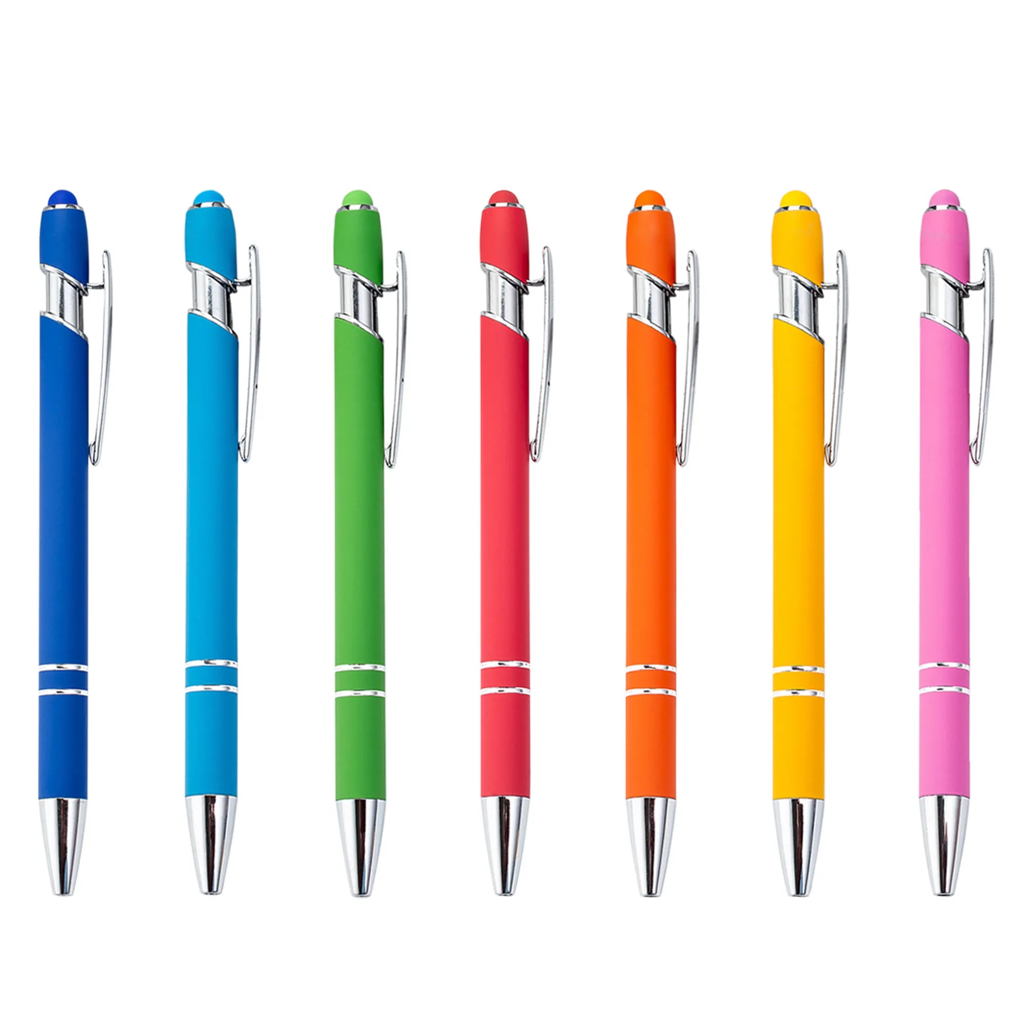 Aluminum touch screen ballpoint pen 4