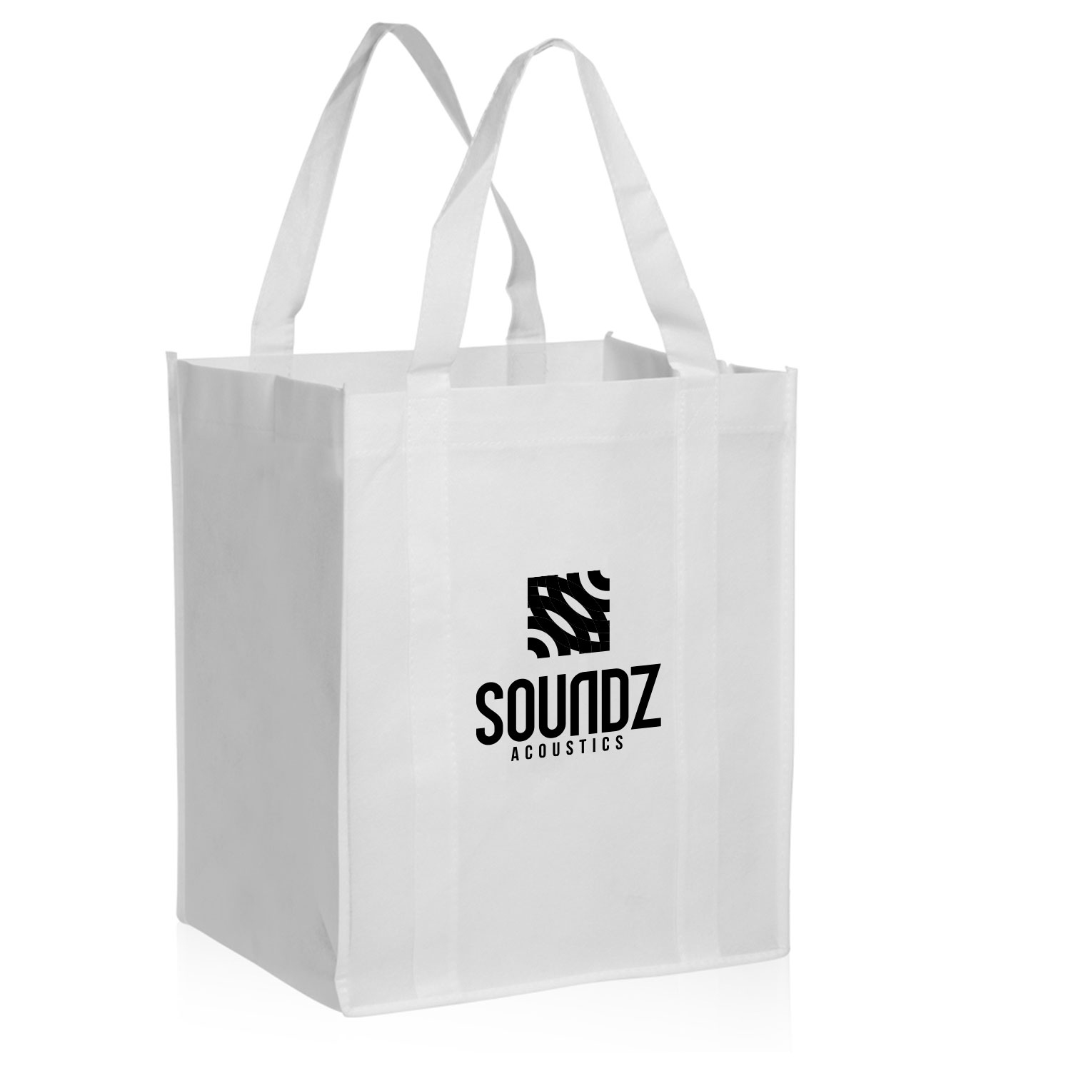 CarryMore Reusable Grocery Tote Bag (1 Color Imprint) 8