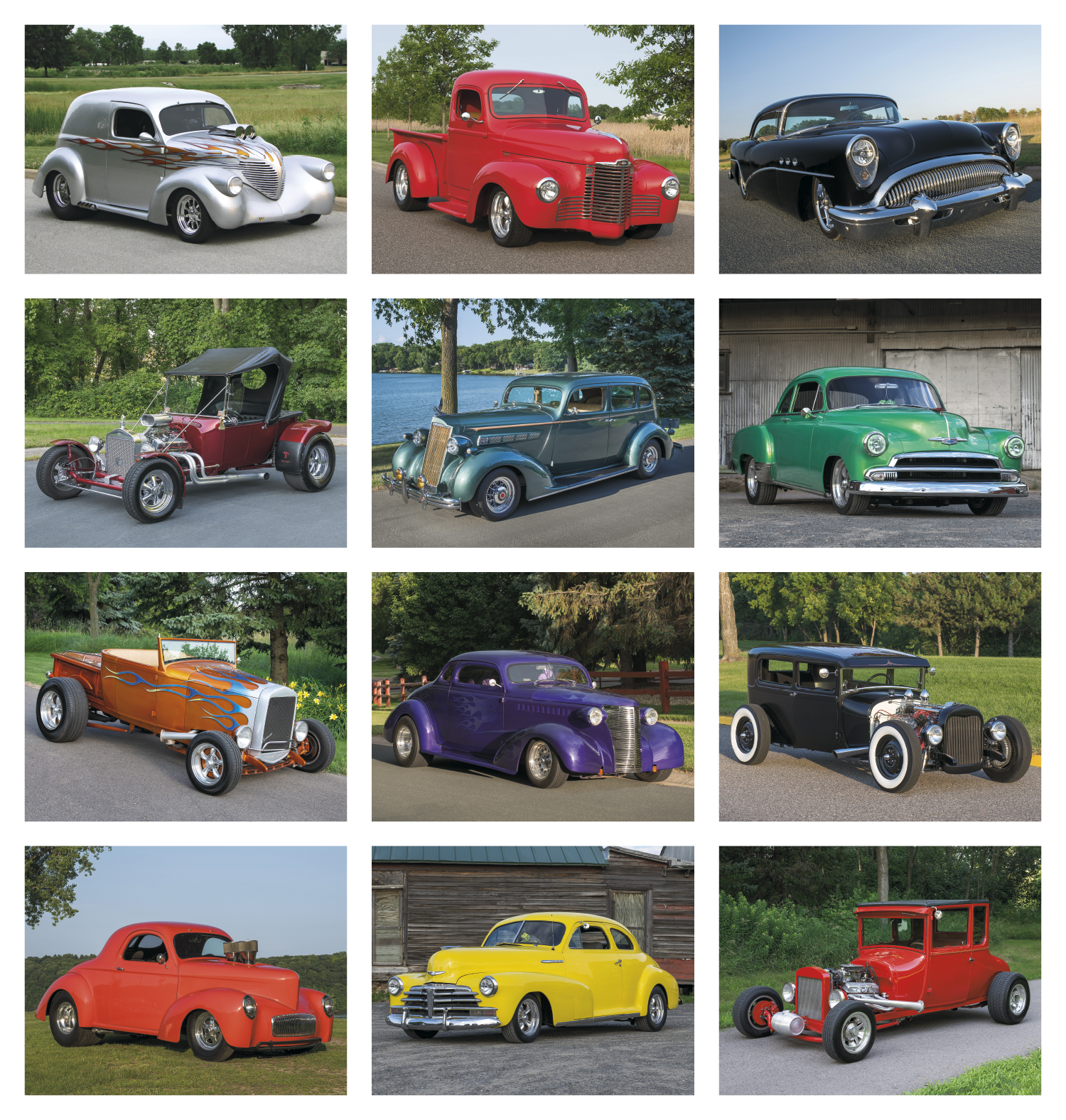 HotLine® Products Street Rod Fever Appointment Calendar - Stapled 57