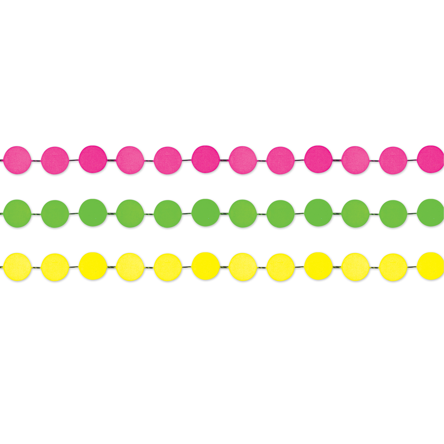 42" Glow In The Dark 12 Mm Beads 3