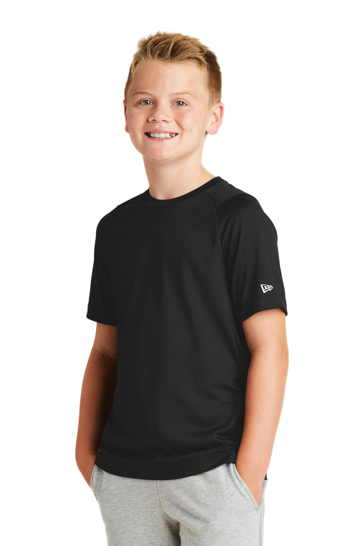 New Era Youth Series Performance Crew Tee. YNEA200 10