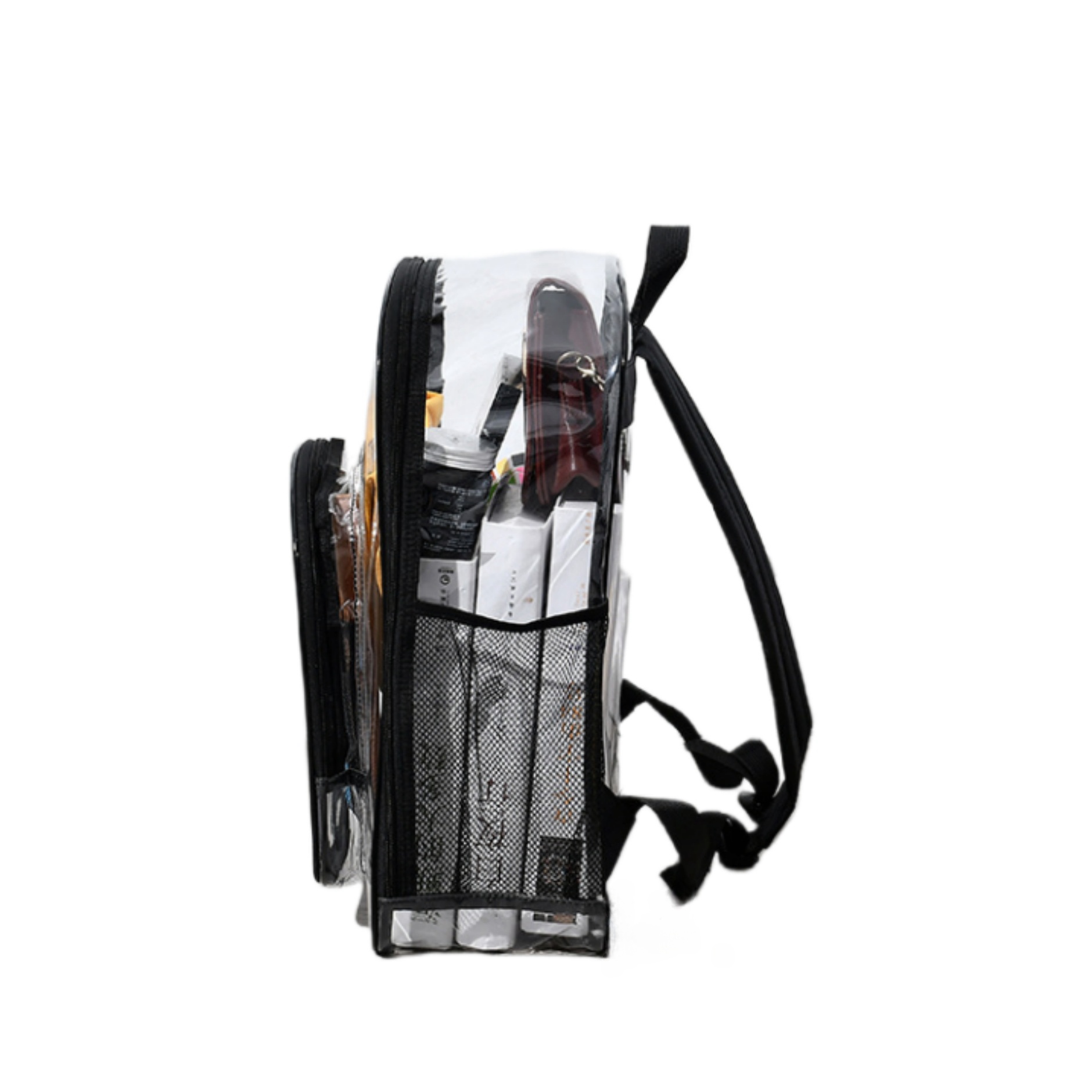 Clear PVC Backpack Transparent Bookbag 4