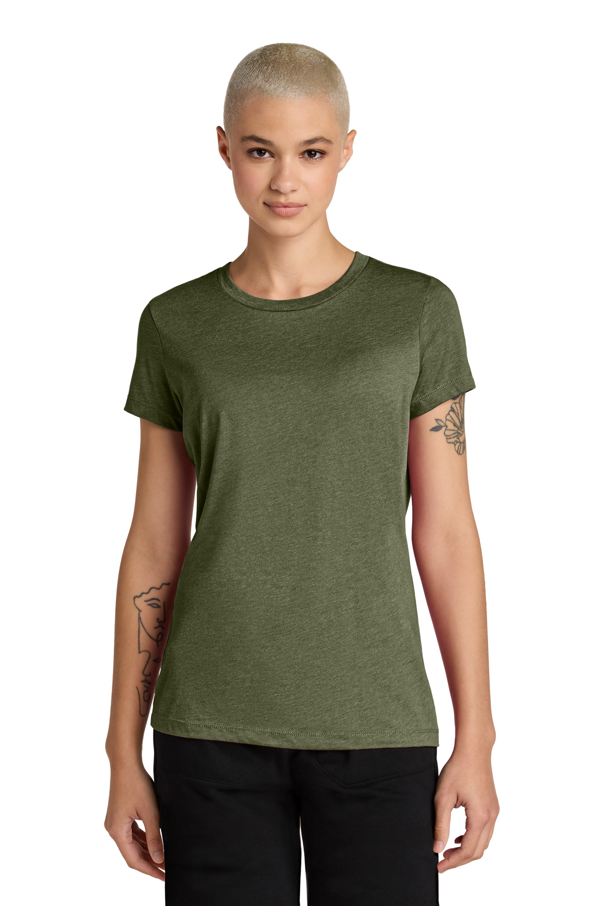 District Women's Perfect Weight CVC Tee DT188 40