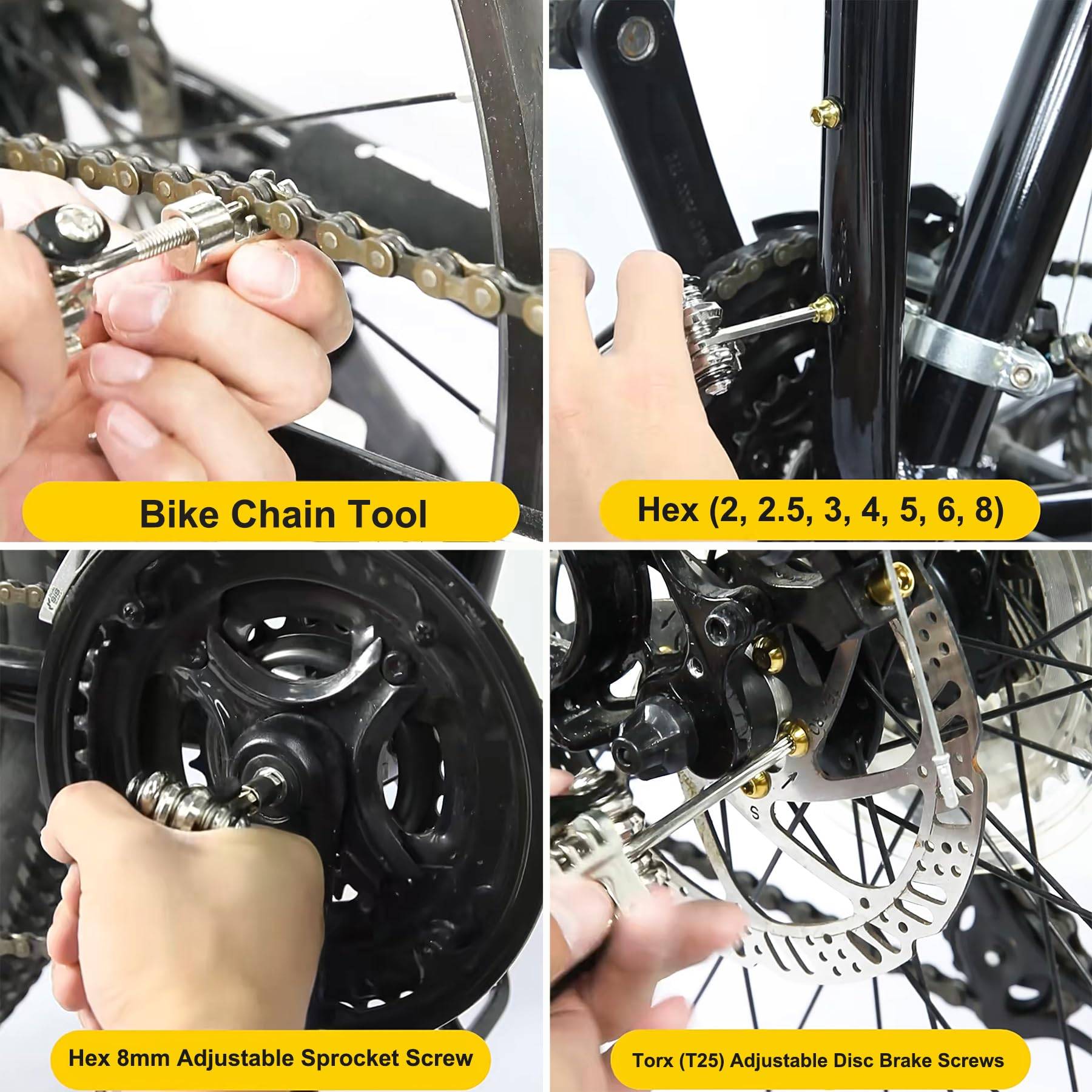 13-in-1 Portable Chrome Vanadium Bike Repair Tool 4