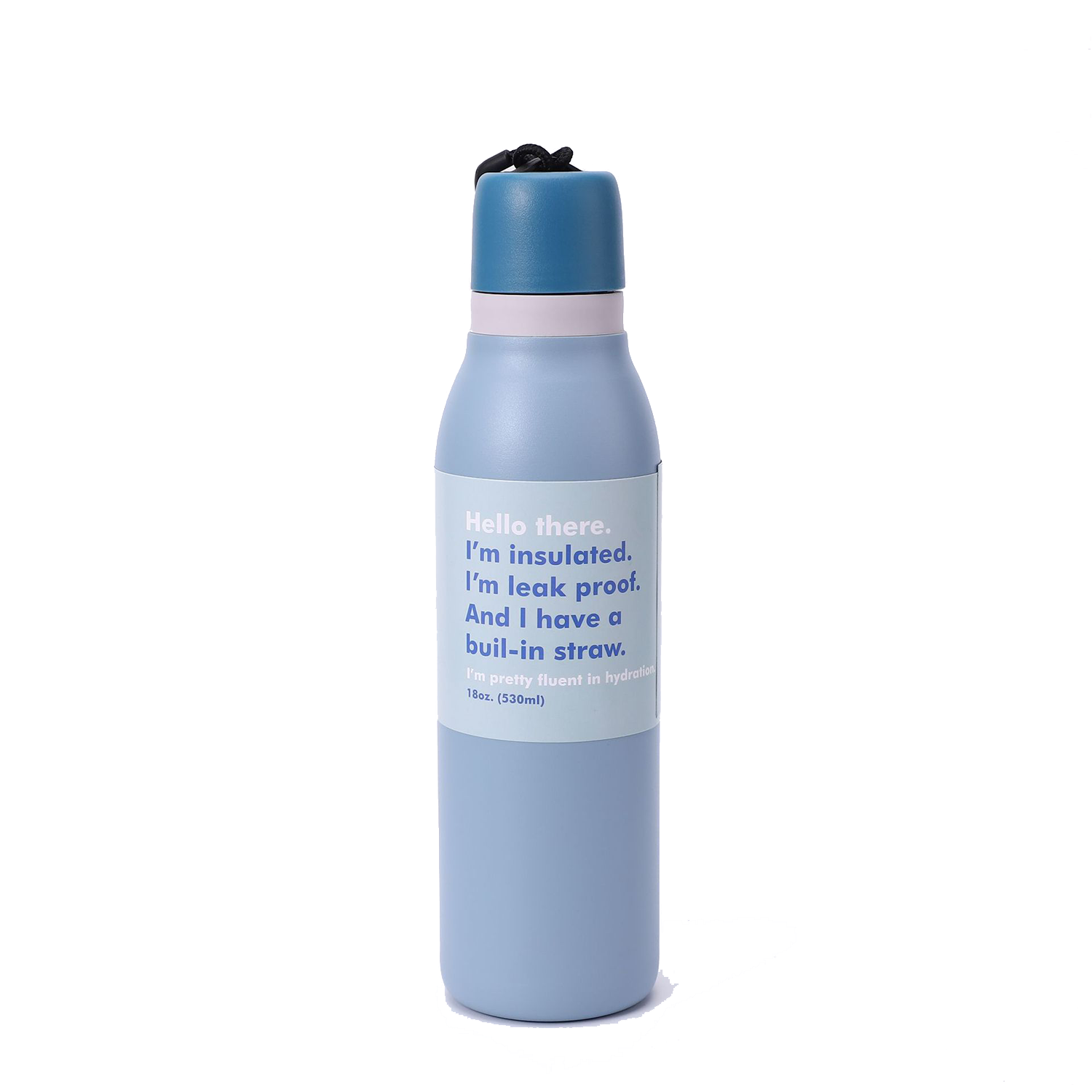 18oz Bowling Shaped Stainless Steel Insulated Sports Bottle 2