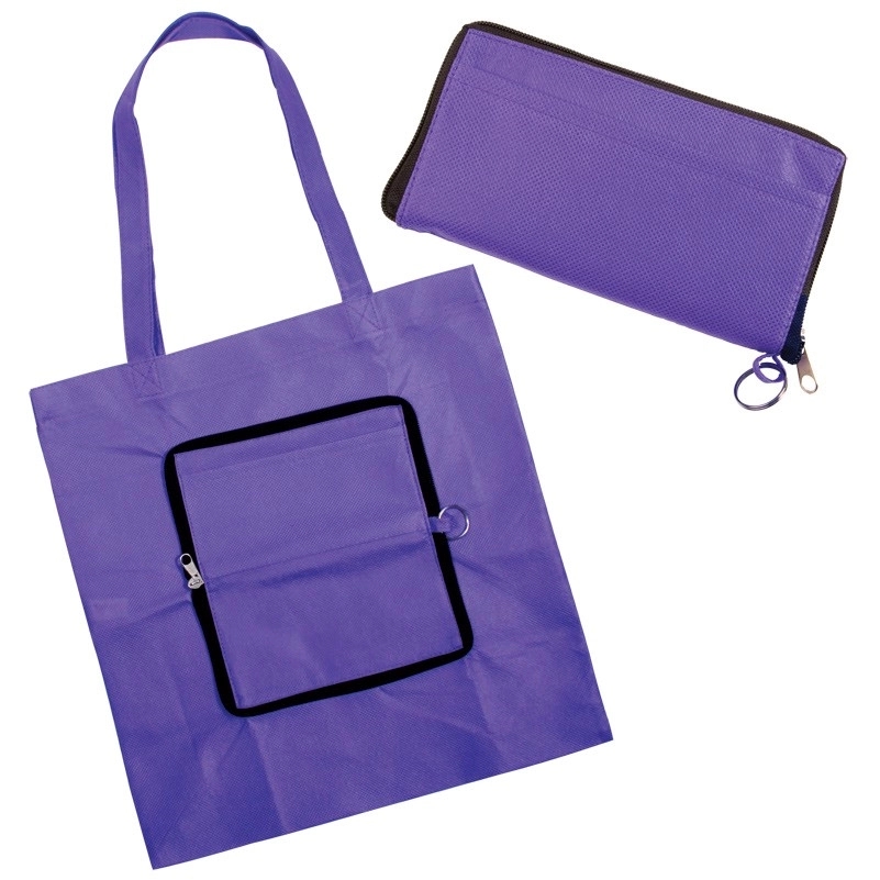 Foldable Zippin' Shopper Tote Bag 5