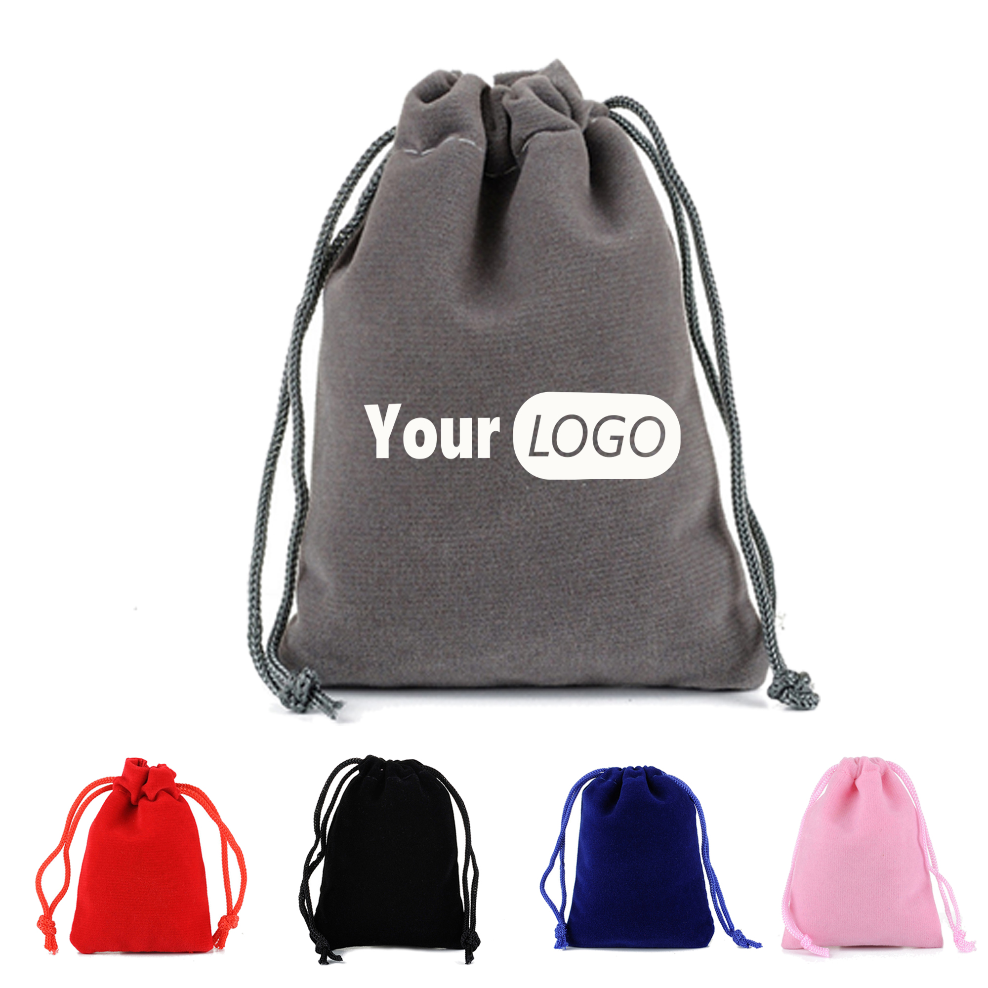 Velvet Gift Pouch With Drawstring 5