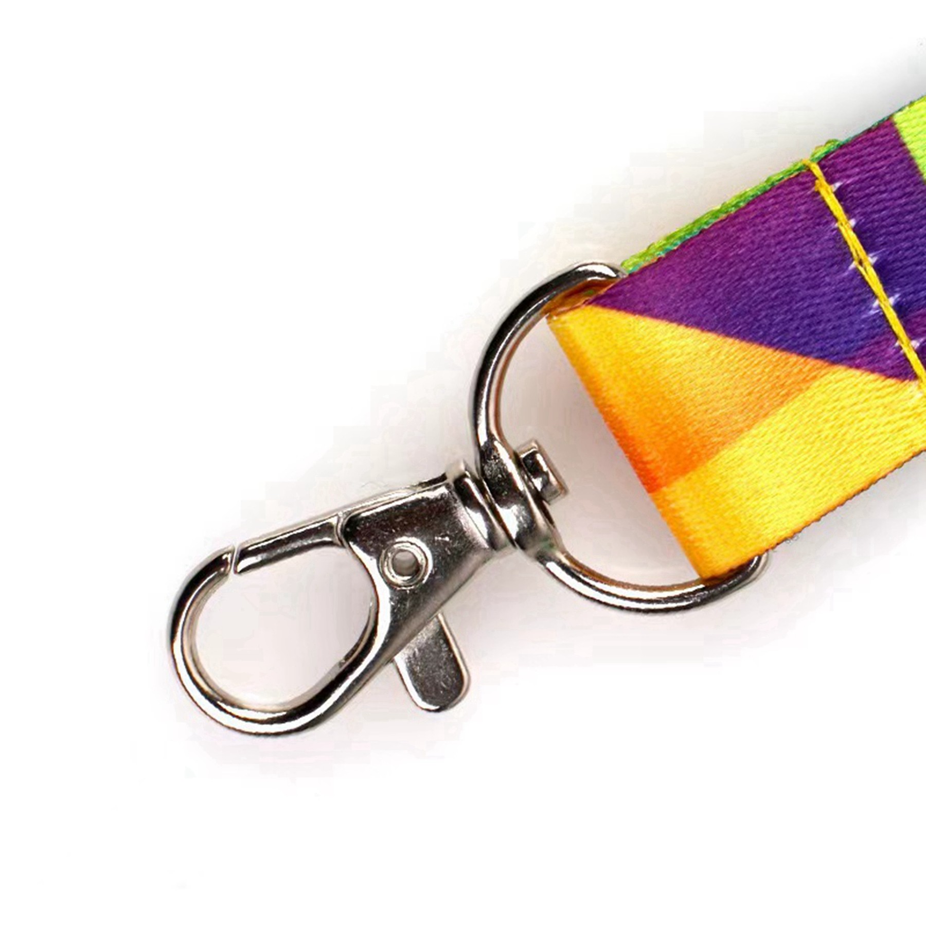 17.7"X 0.78" Custom Embroided Work Id Lanyard 4