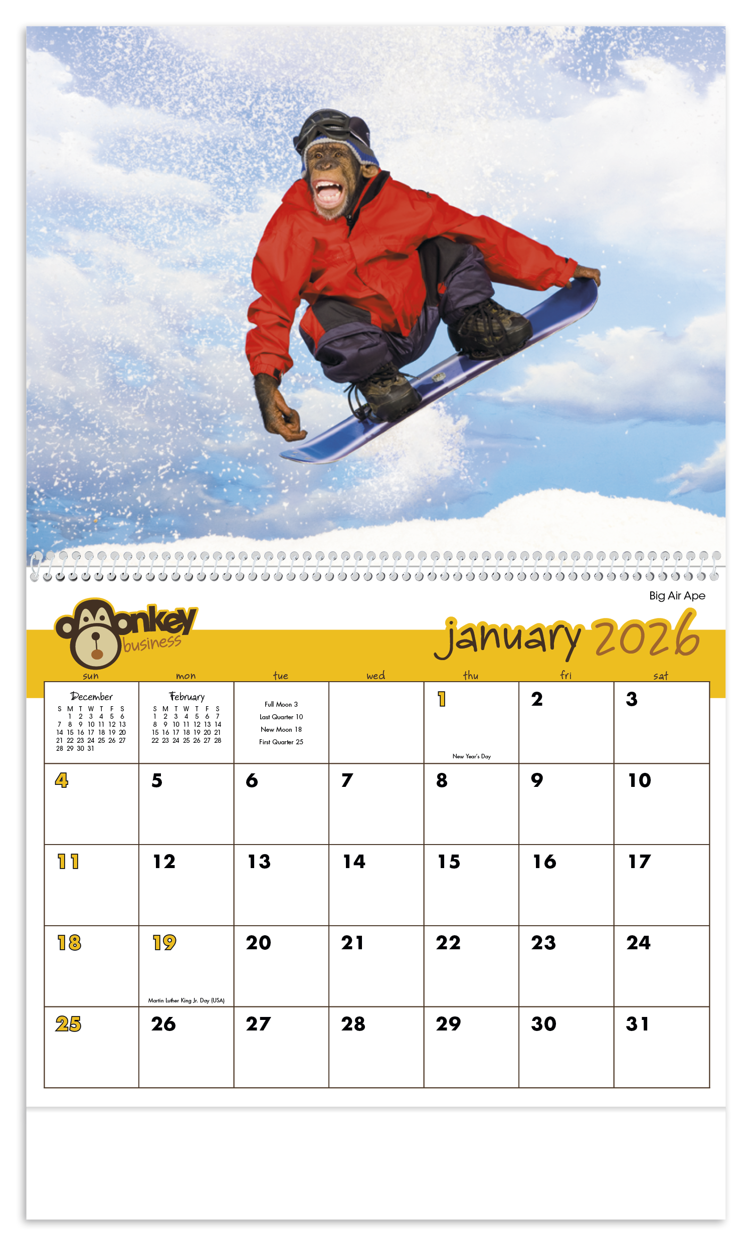 Triumph® Calendars Monkey Business Calendar 2