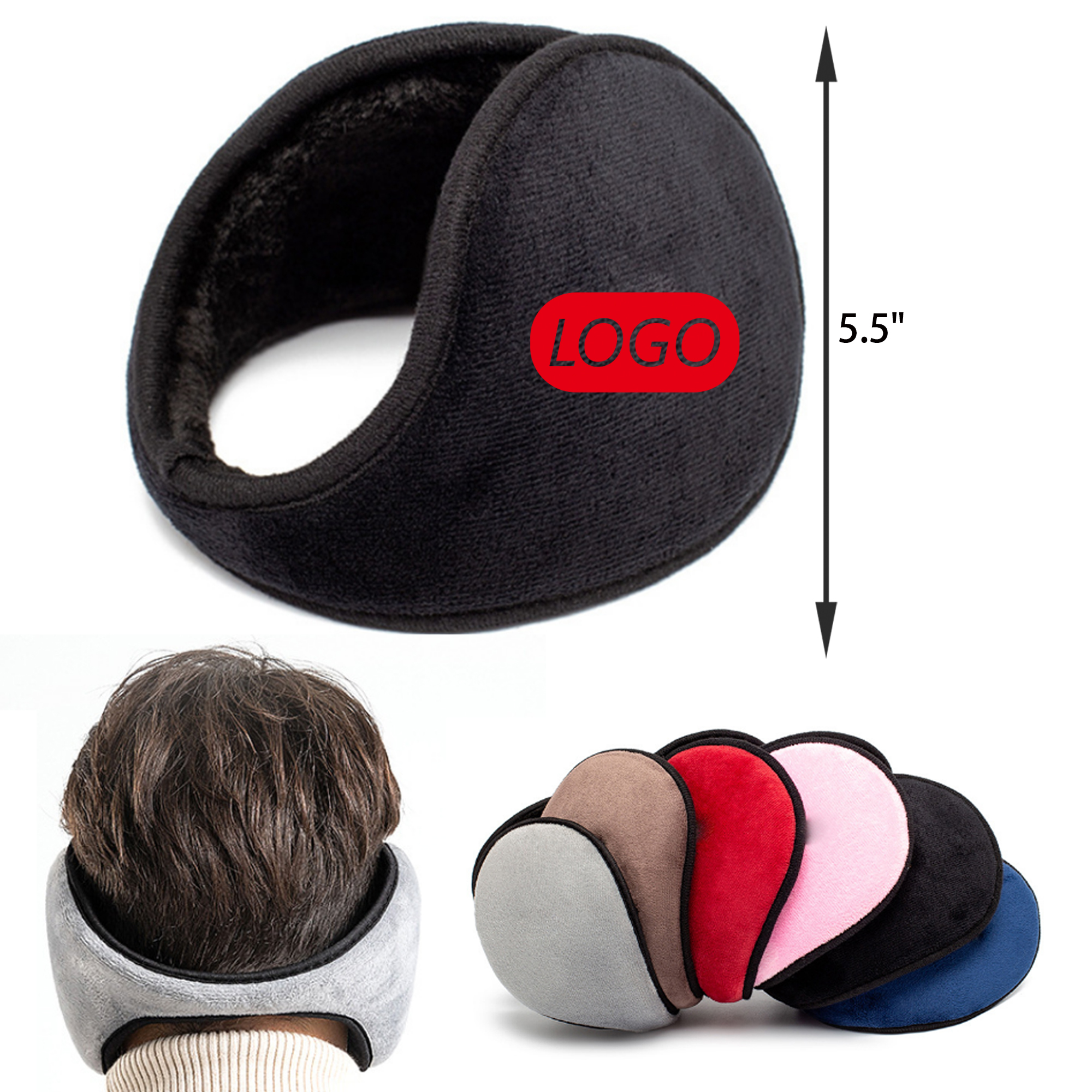 MOQ 50 PCS Stylish Winter Fleece Warm Earmuffs 4