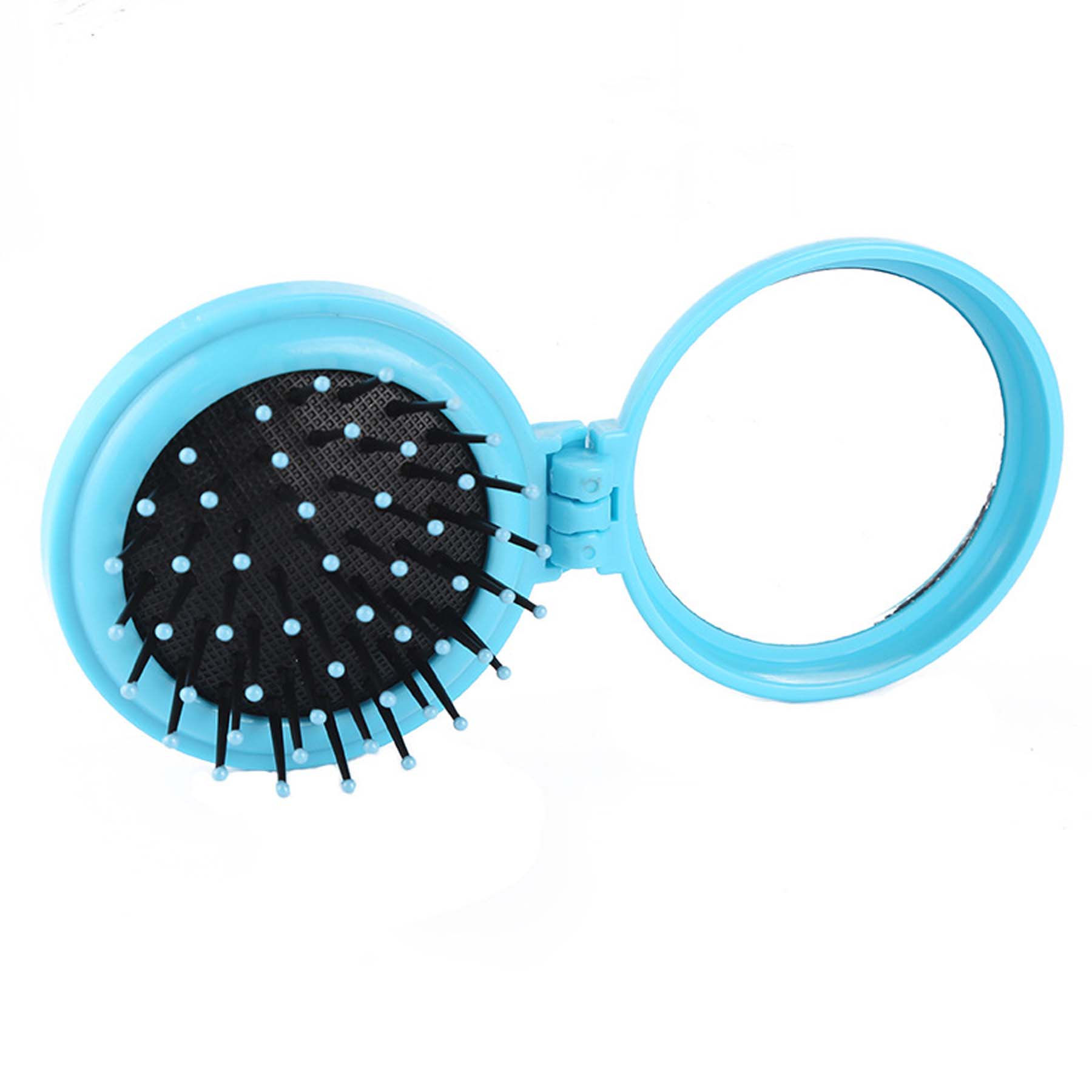Portable Folding Hair Comb with Mirror 6