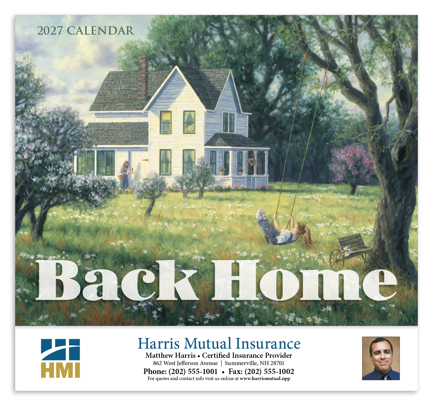 HotLine® Products Back Home Appointment Calendar - Stapled 32