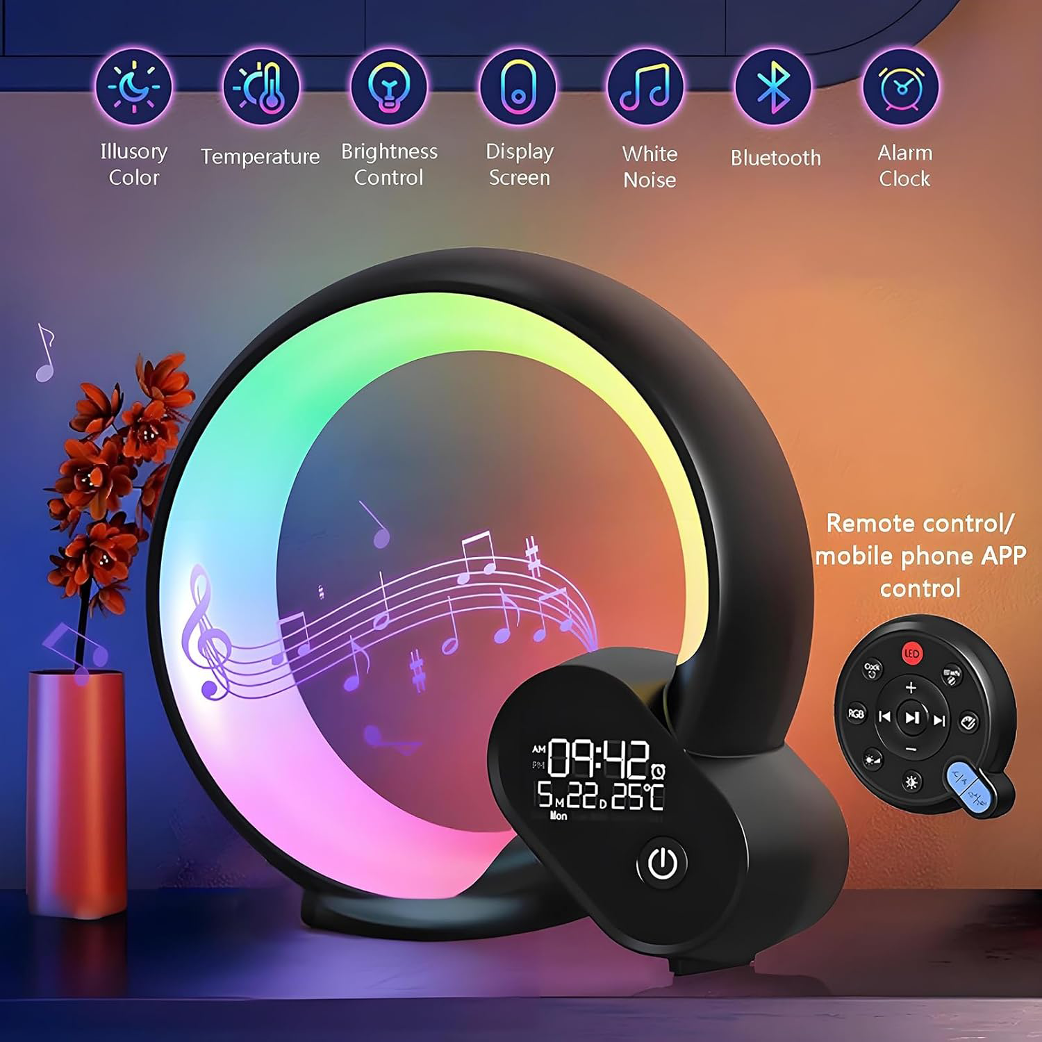 Digital Display Alarm Clock 4