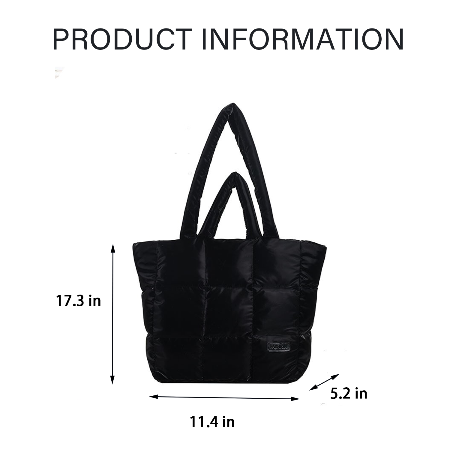 Eiderdown Puffer Women Tote Bag, custom tote bag with logo imprint 4