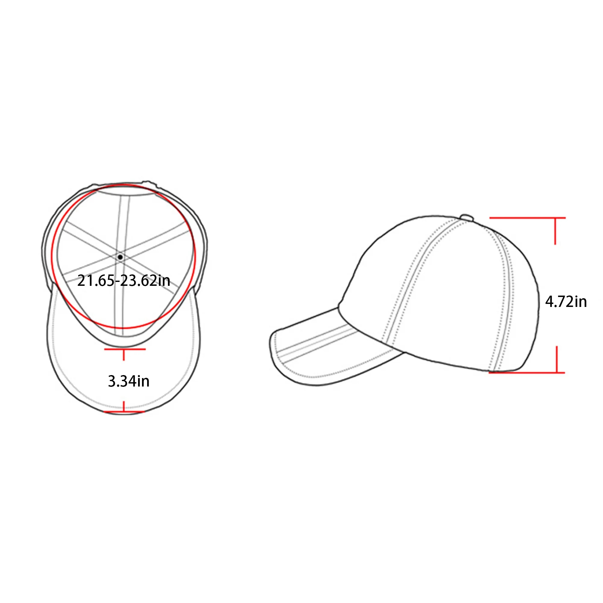Adjustable Size Baseball Cap 1