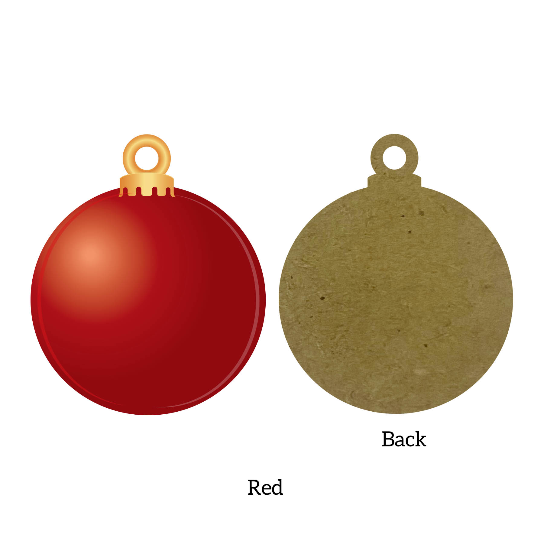 Free Shipping 3.5" Solid Color Christmas Ornament - Snowball 11