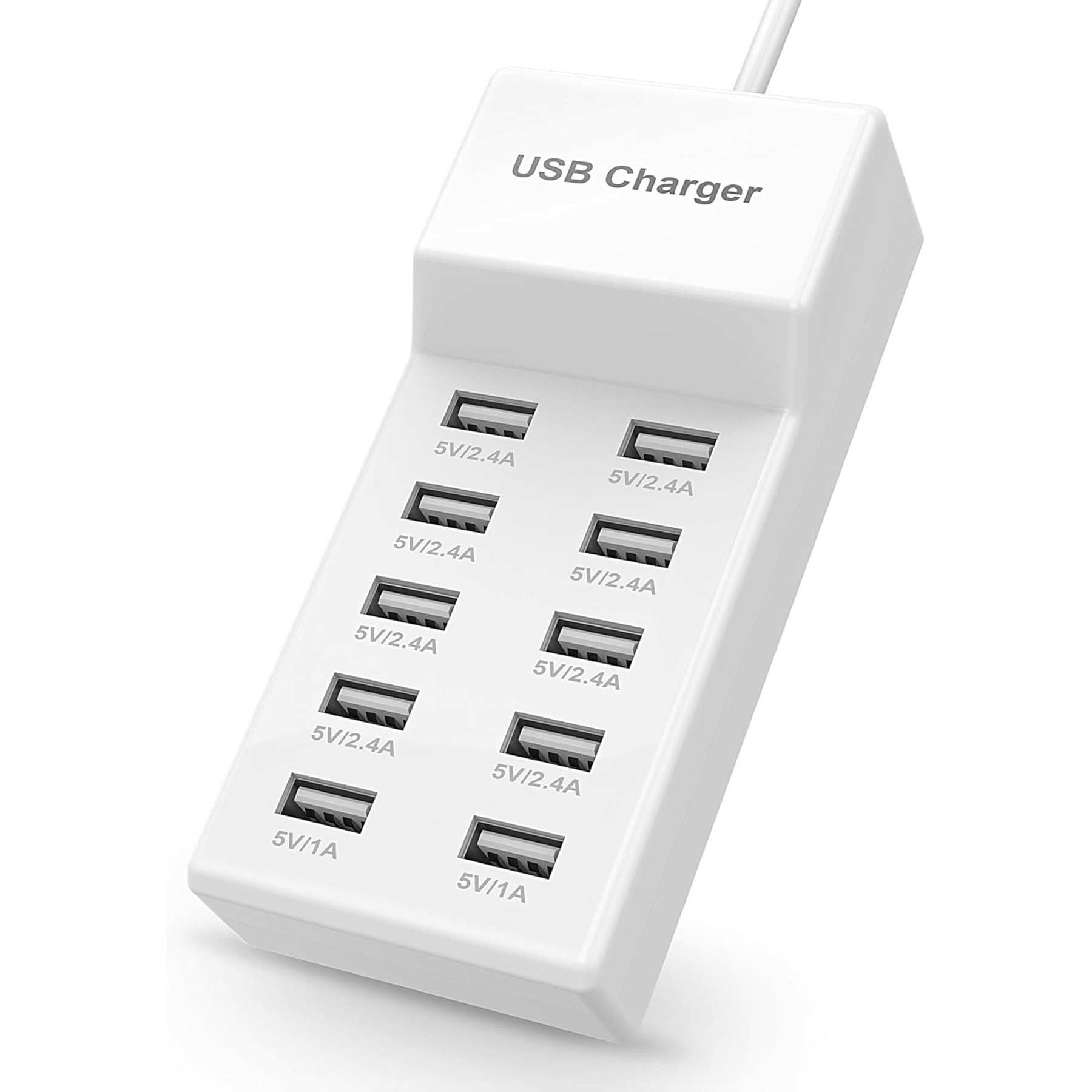 10 Port Family Sized Smart USB Ports for Multiple Devices 3