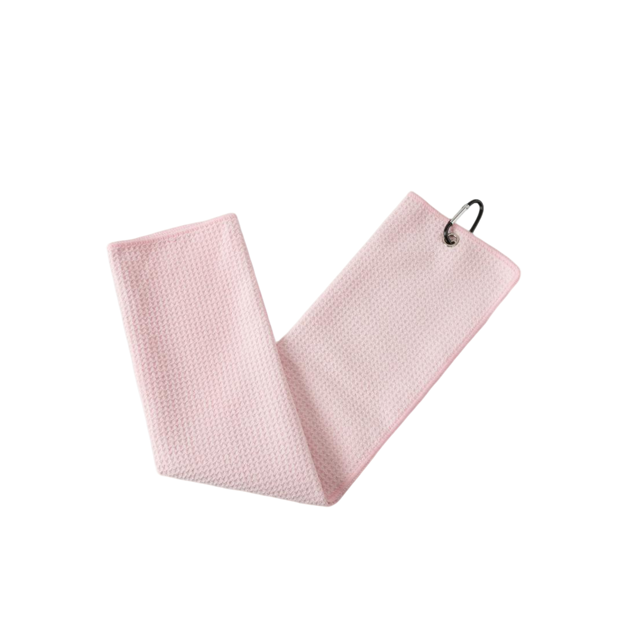Waffle Microfiber Golf Towel With Carabiner 12 x 12 11