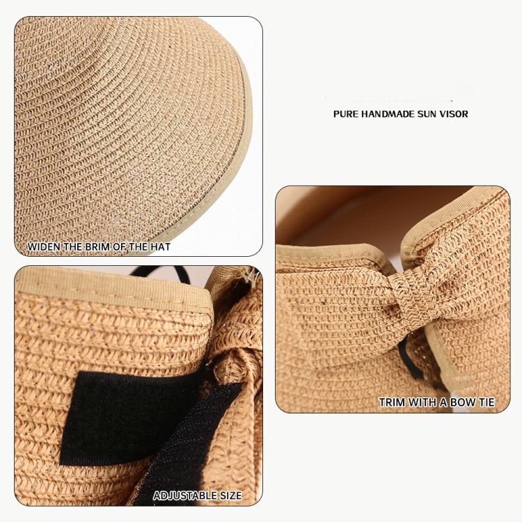 Ponytail Summer Beach Hat 3