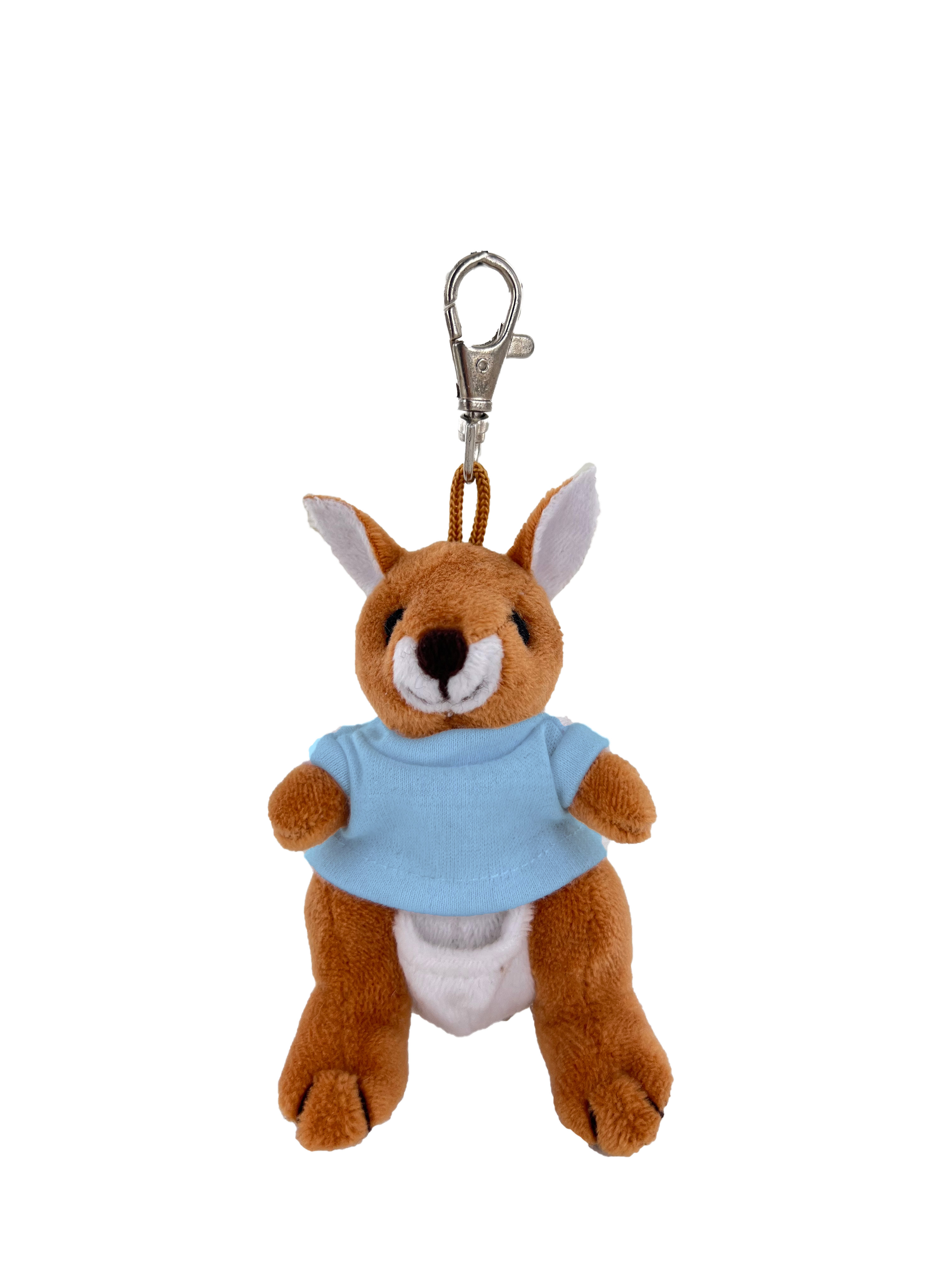 Soft Plush Kangaroo 4" Keychain