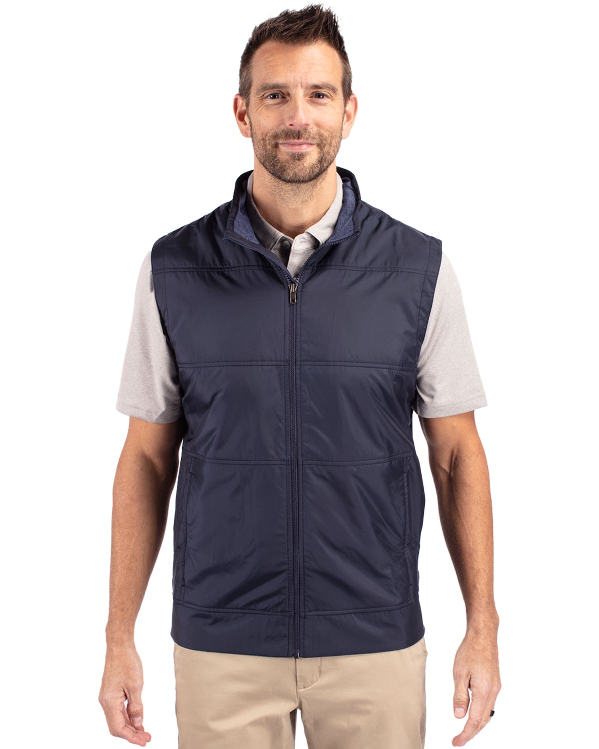 Stealth Hybrid Quilted Mens Windbreaker Vest