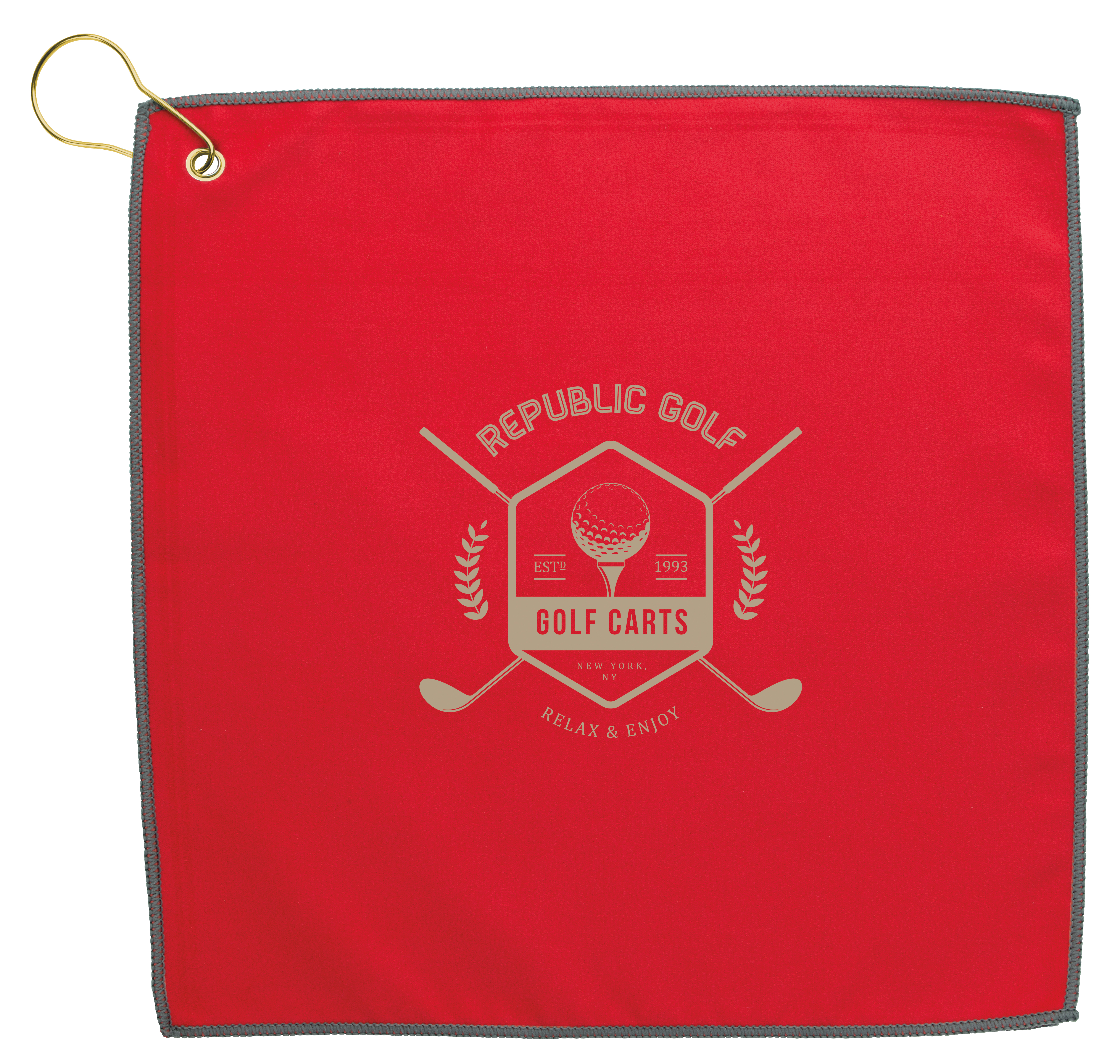Good Value™ RPET Double Layer Golf Towel 2