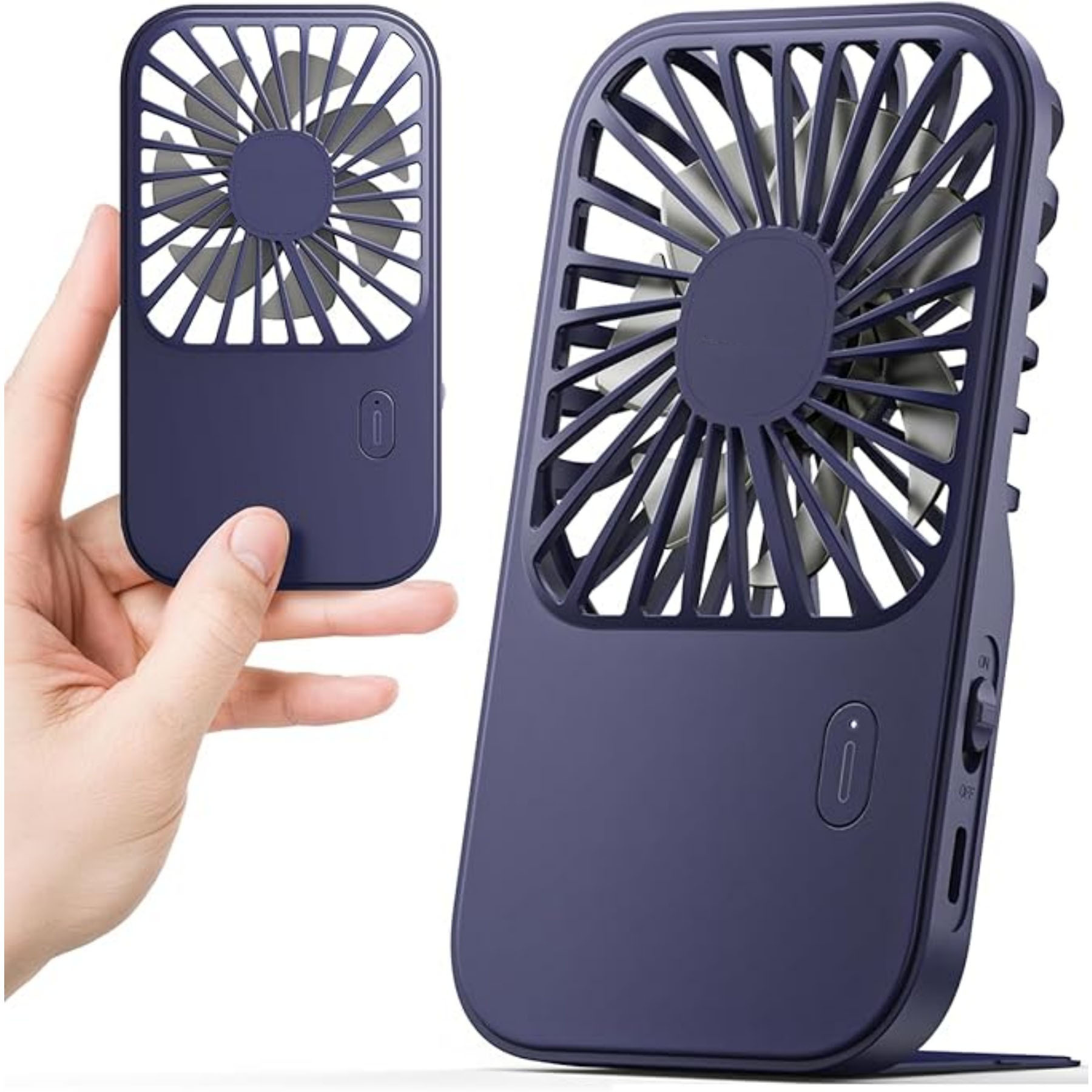2000mAh Mini Rectangle Handheld Fan 2