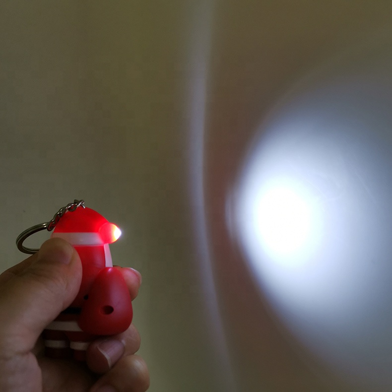 Light up Santa Claus Keychain 2