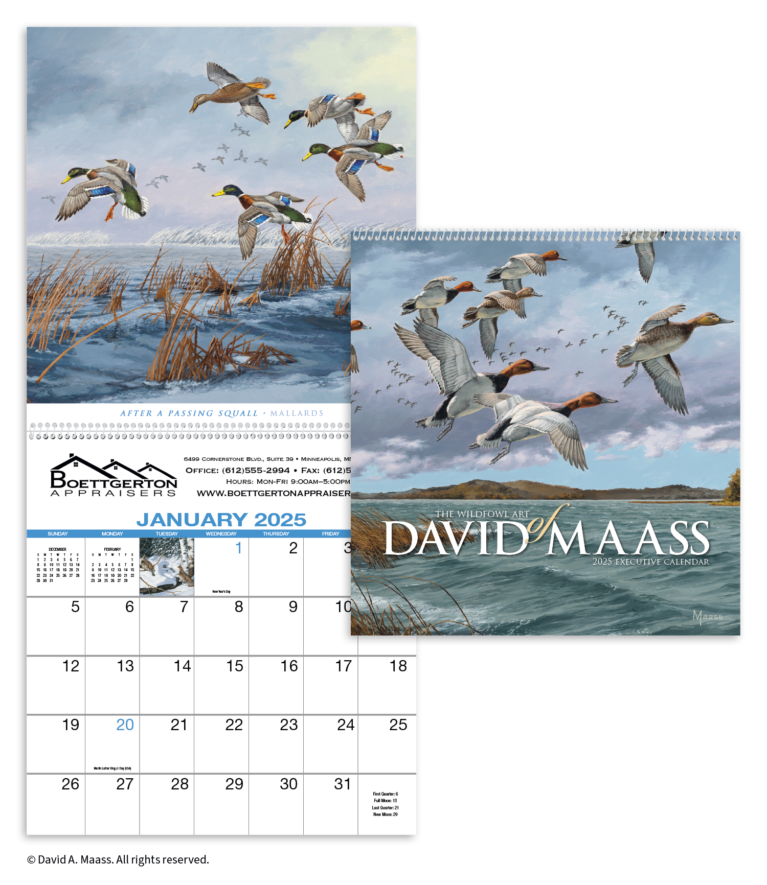 HotLine® Products David Maass Executive Calendar 10
