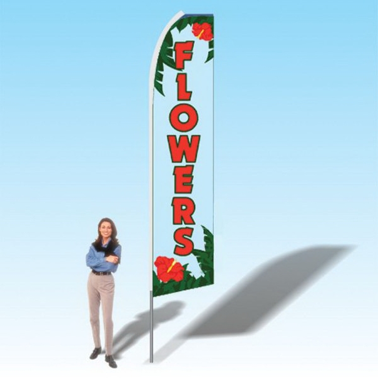 15FT Flowers Advertising Banner Flag 2