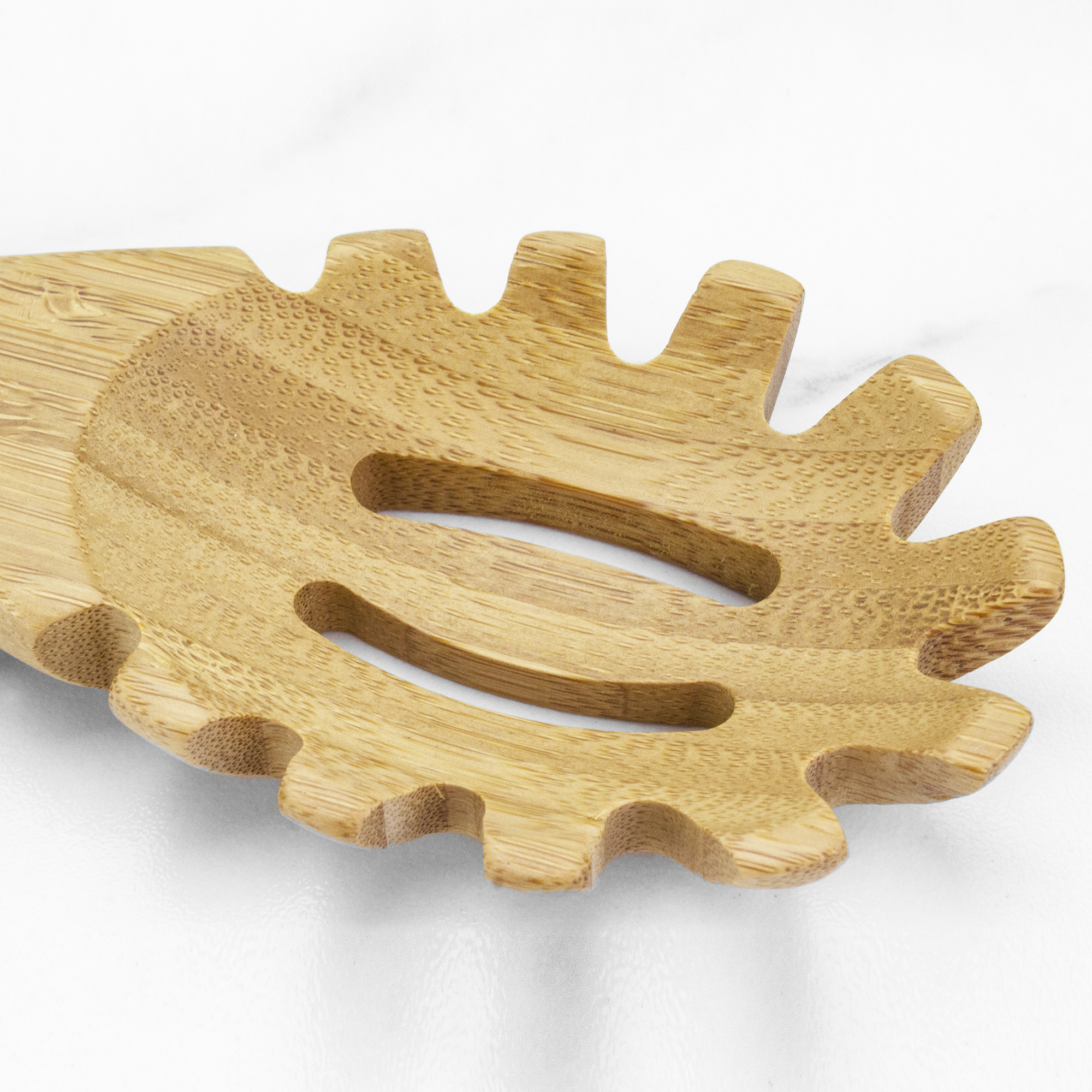 14" Bamboo Spaghetti Server Lambootensil 3