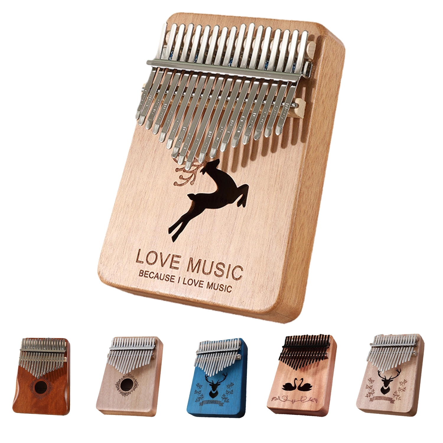 17/21 Keys Thumb Piano 2