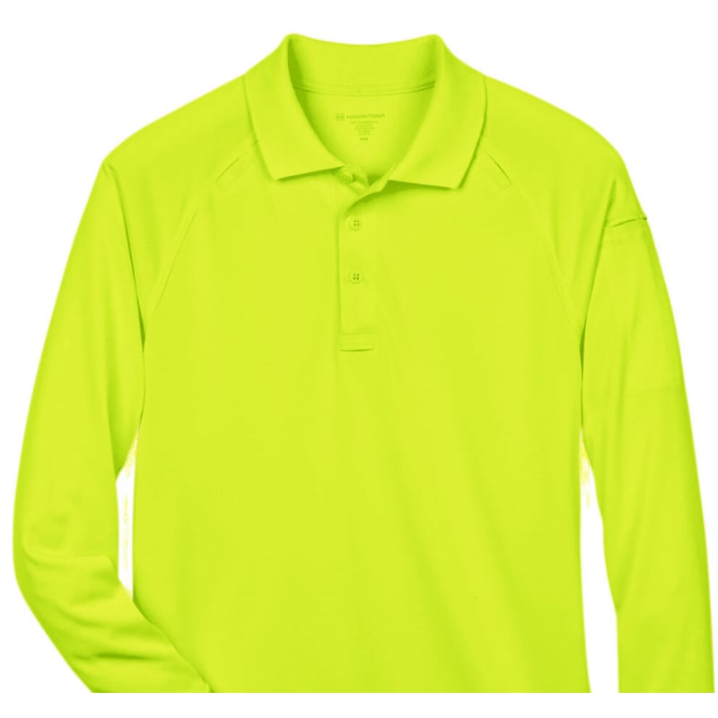 Harriton Men's Advantage Snag Protection Plus Long-Sleeve Tactical Polo 39