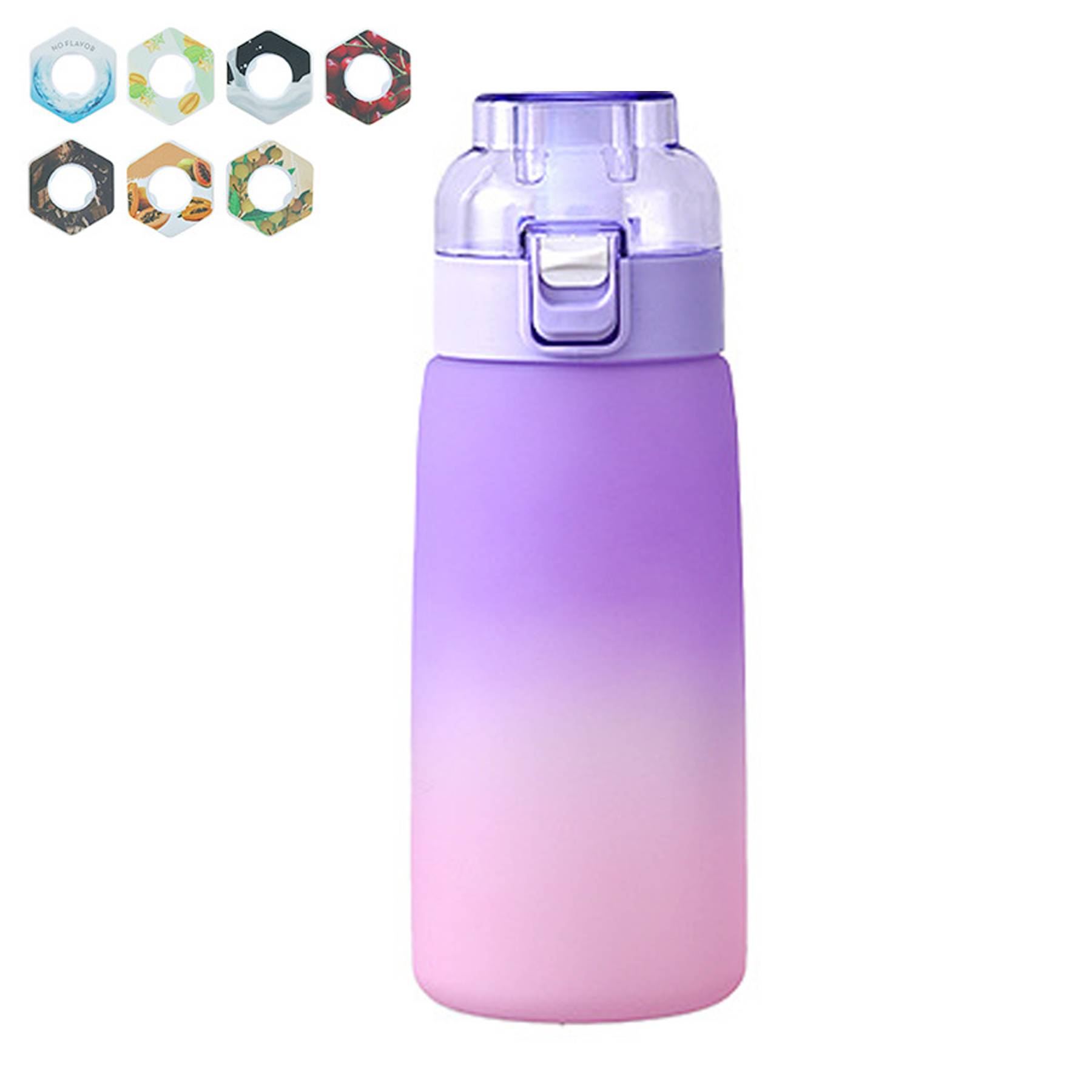 17oz BPA Free Scented Sports Water Bottle w/ 7 Flavor Pods 4
