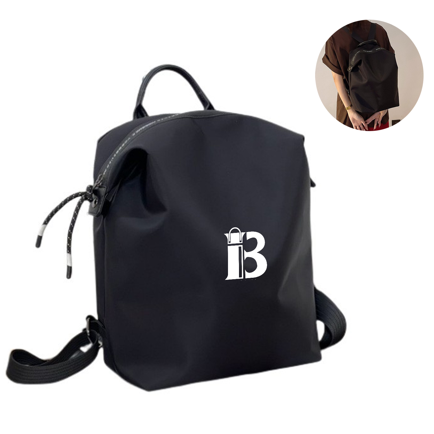 Minimalist Nylon Cloth Backpack 1